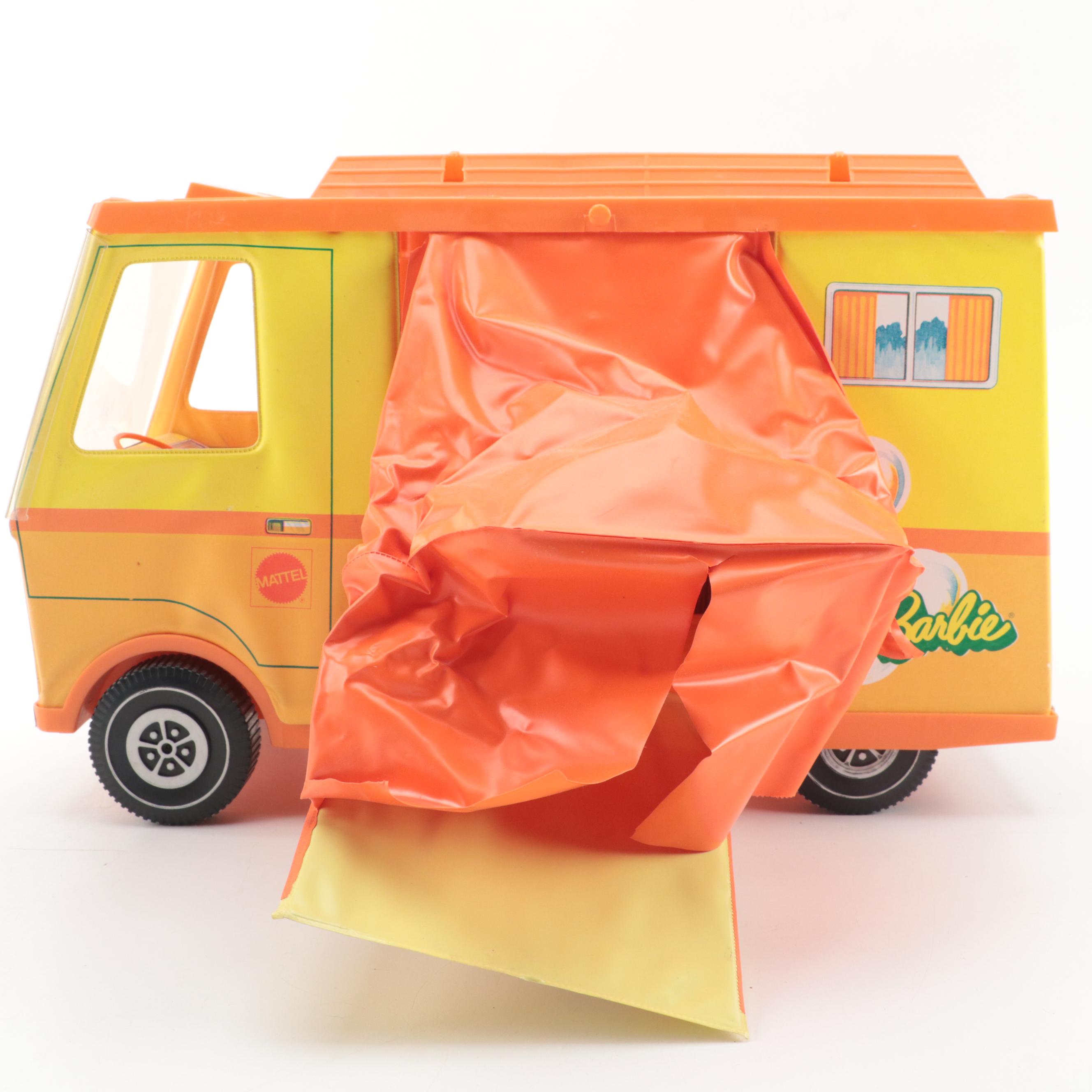 Mattel Barbie "Country Camper" and "Camp Out Tend" Play Sets with Accessories