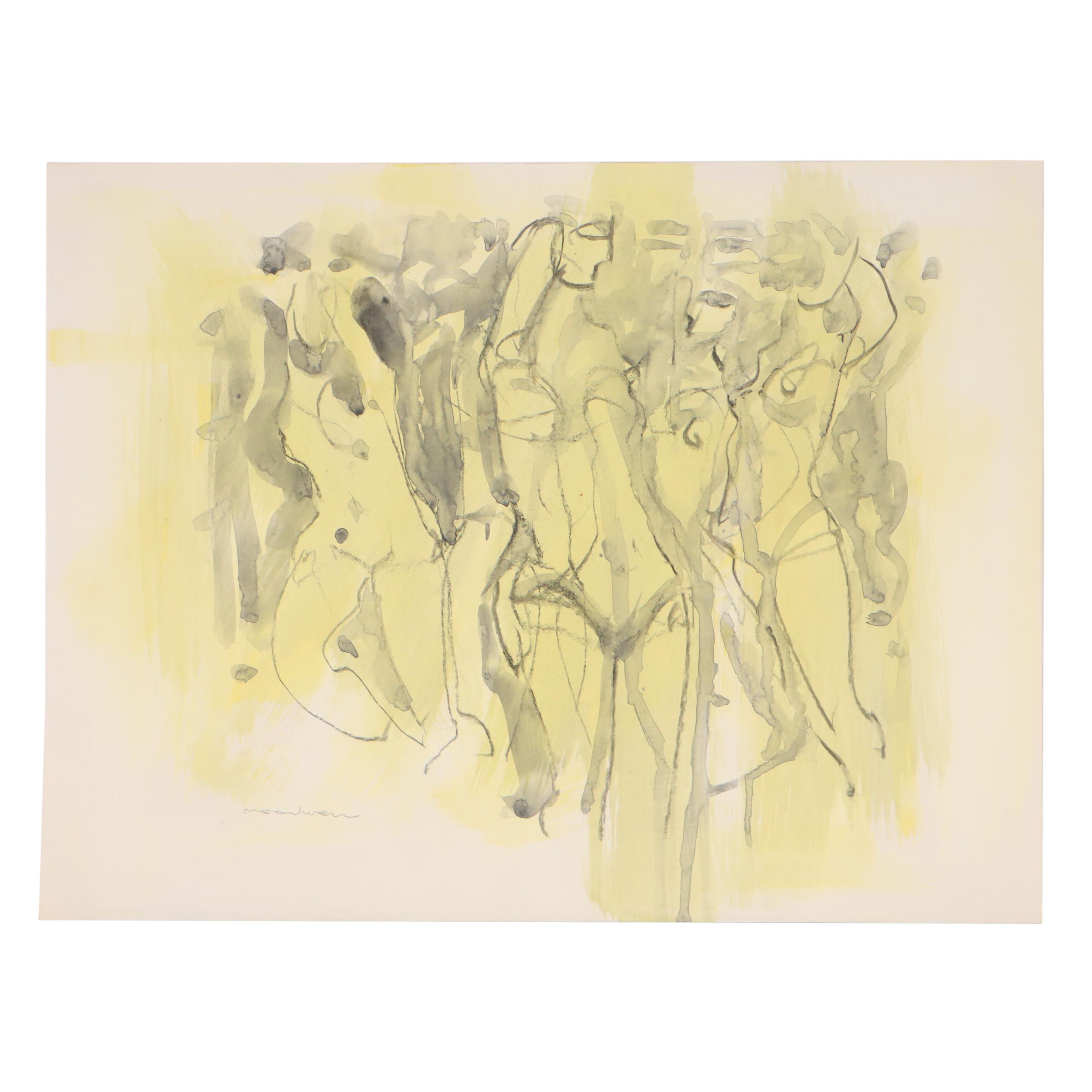 Jack Meanwell Figurative Watercolor Painting