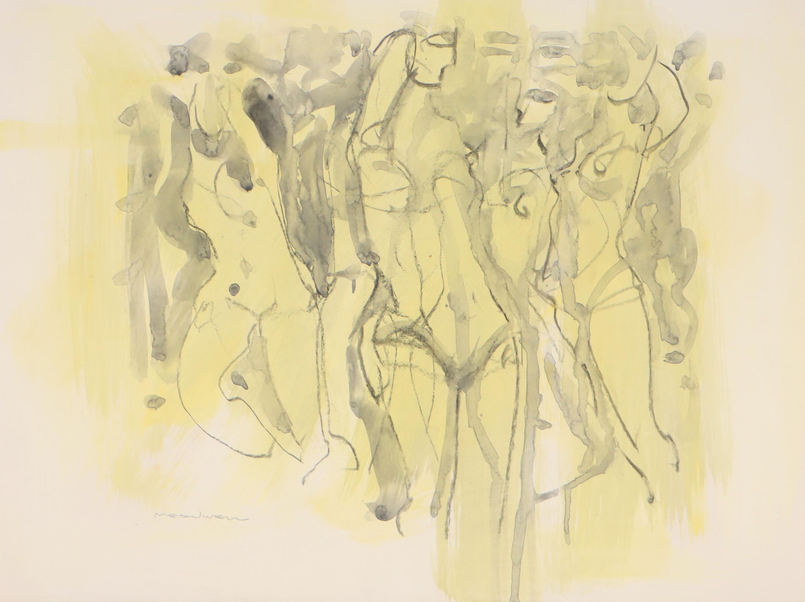 Jack Meanwell Figurative Watercolor Painting