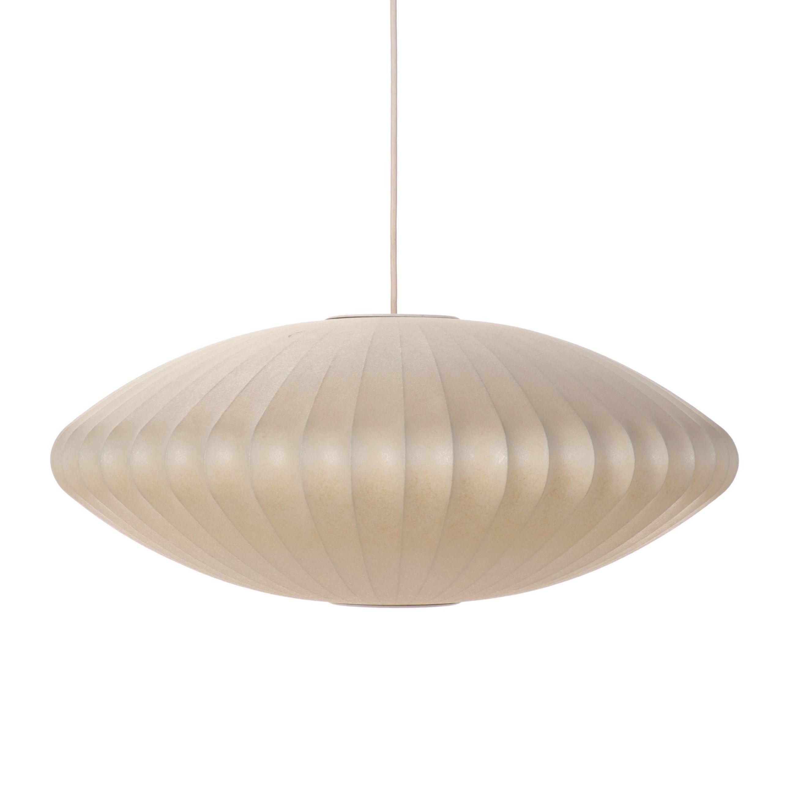 George Nelson for Howard Miller Large Saucer "Bubble" Pendant Light