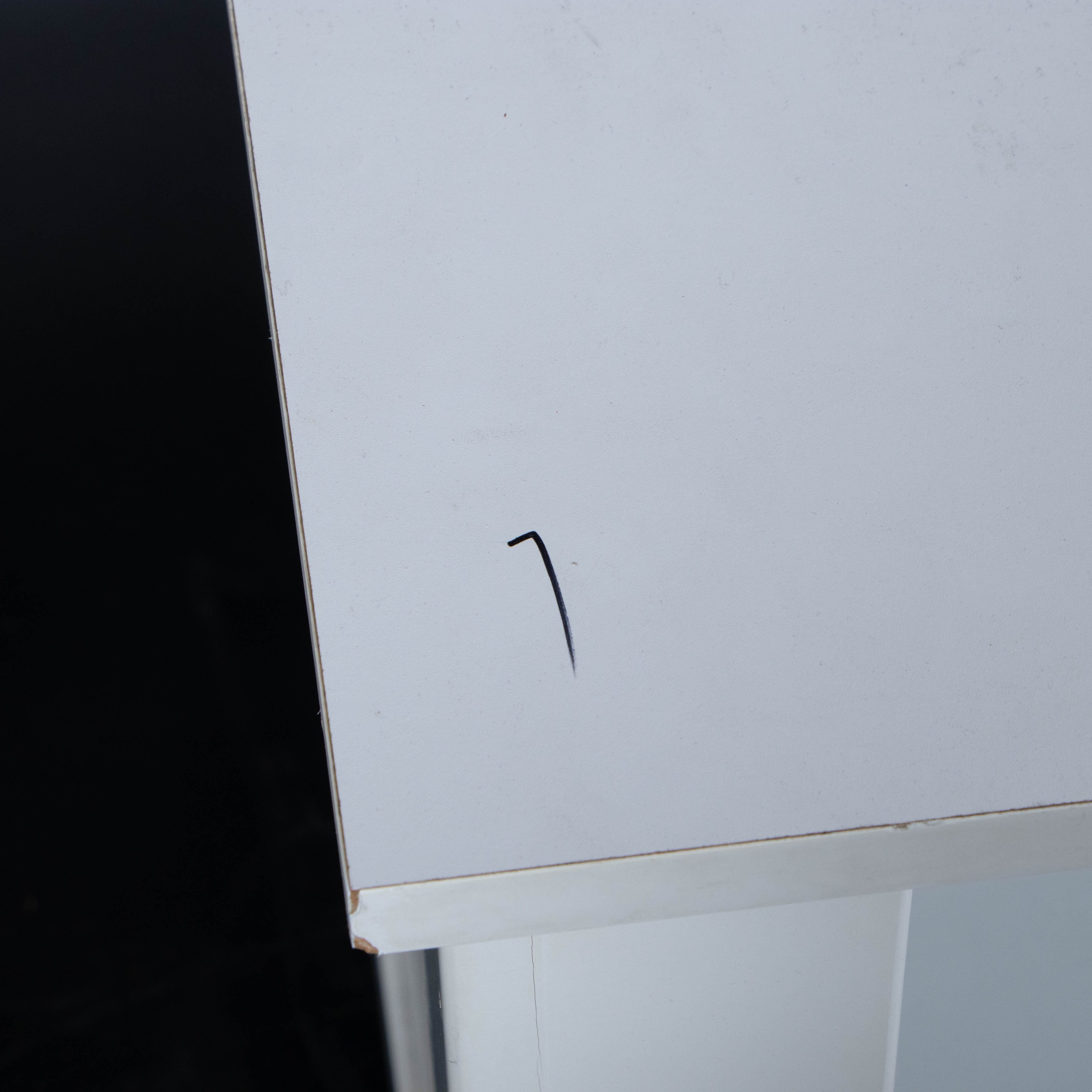 Mobile Step Shelf Display in White Finish