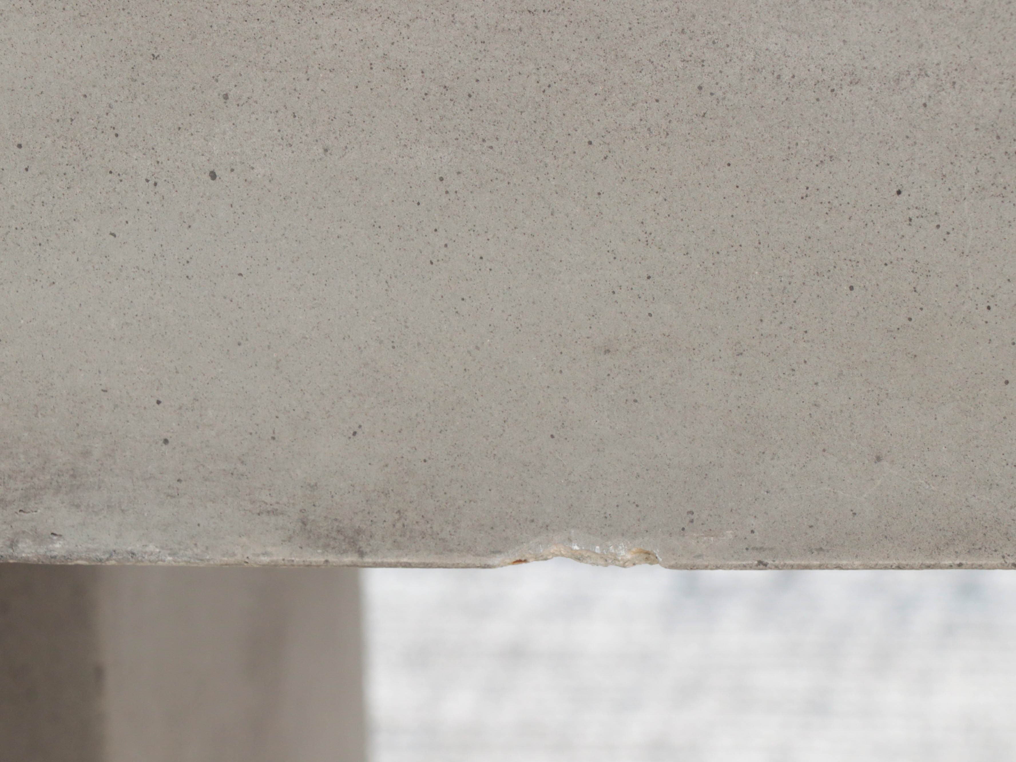 Contemporary Floating Slab Concrete Patio Table