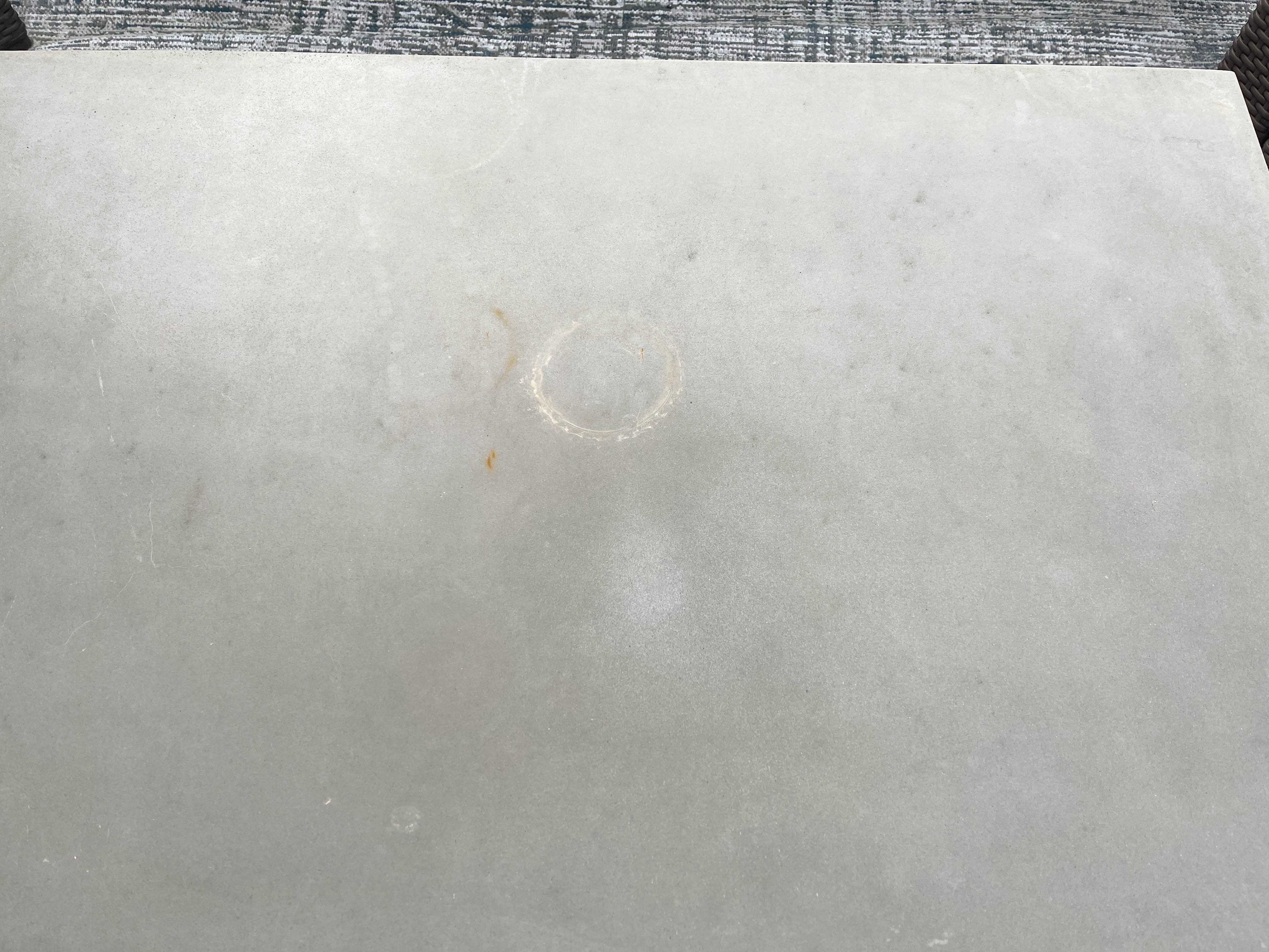 Contemporary Floating Slab Concrete Patio Table