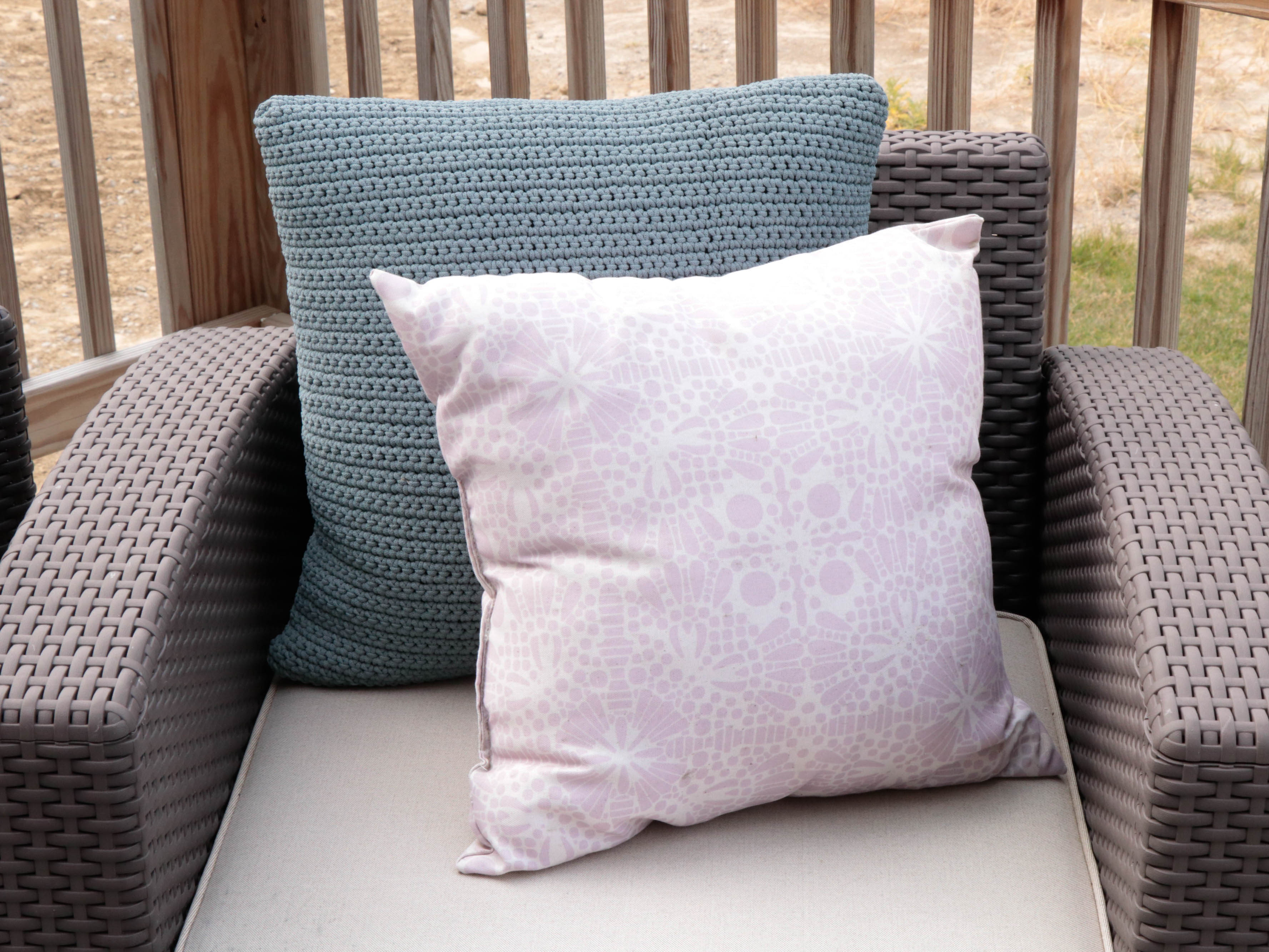 Resin Wicker Patio Sofa and Two Armchairs