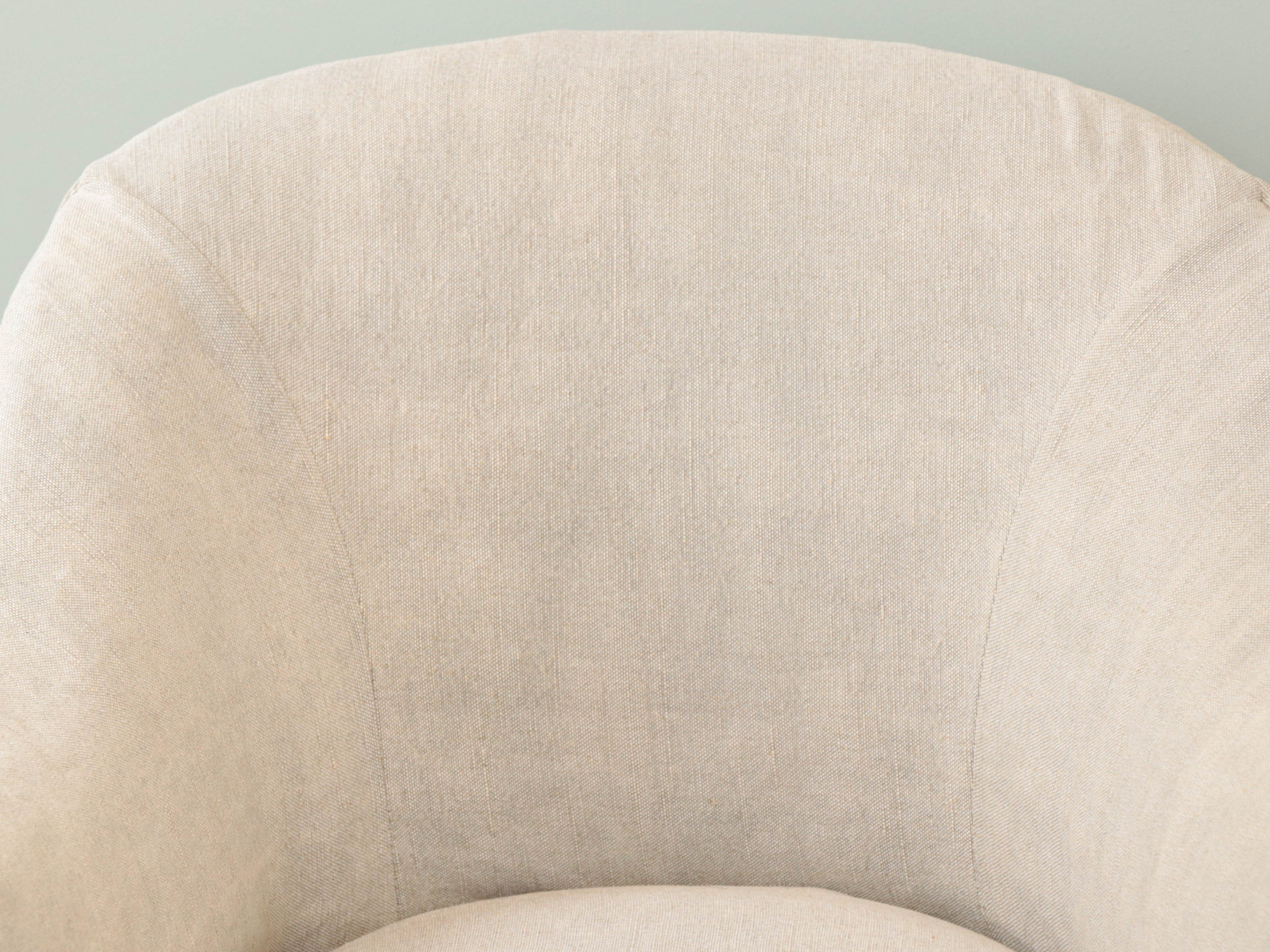 Pair of Four Hands Kensington Collection Cove Linen-Upholstered Dining Chairs