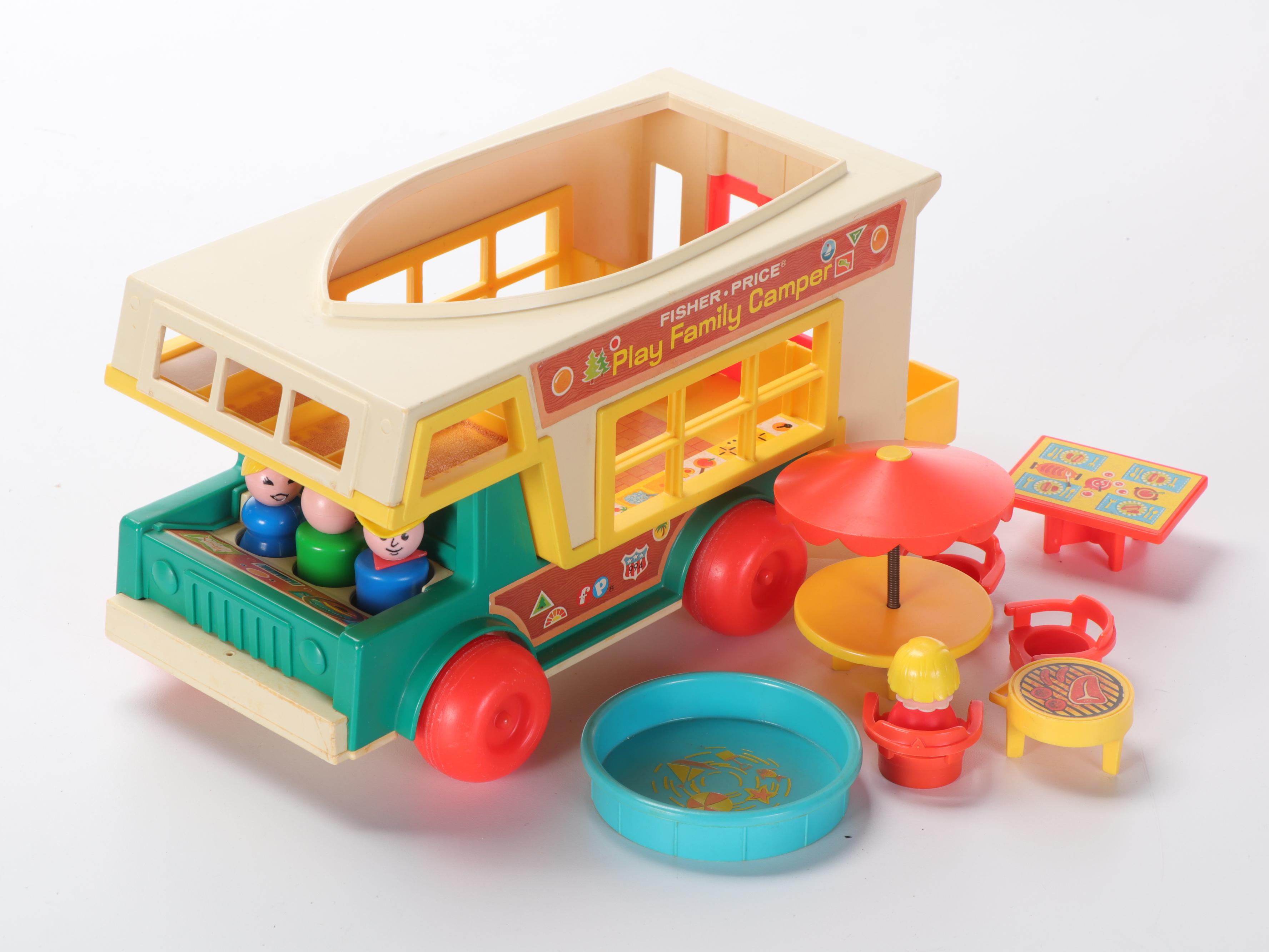 Fisher-Price Family Camper, Family Farm, and Other Pretend Play Toys, Mid-20th C