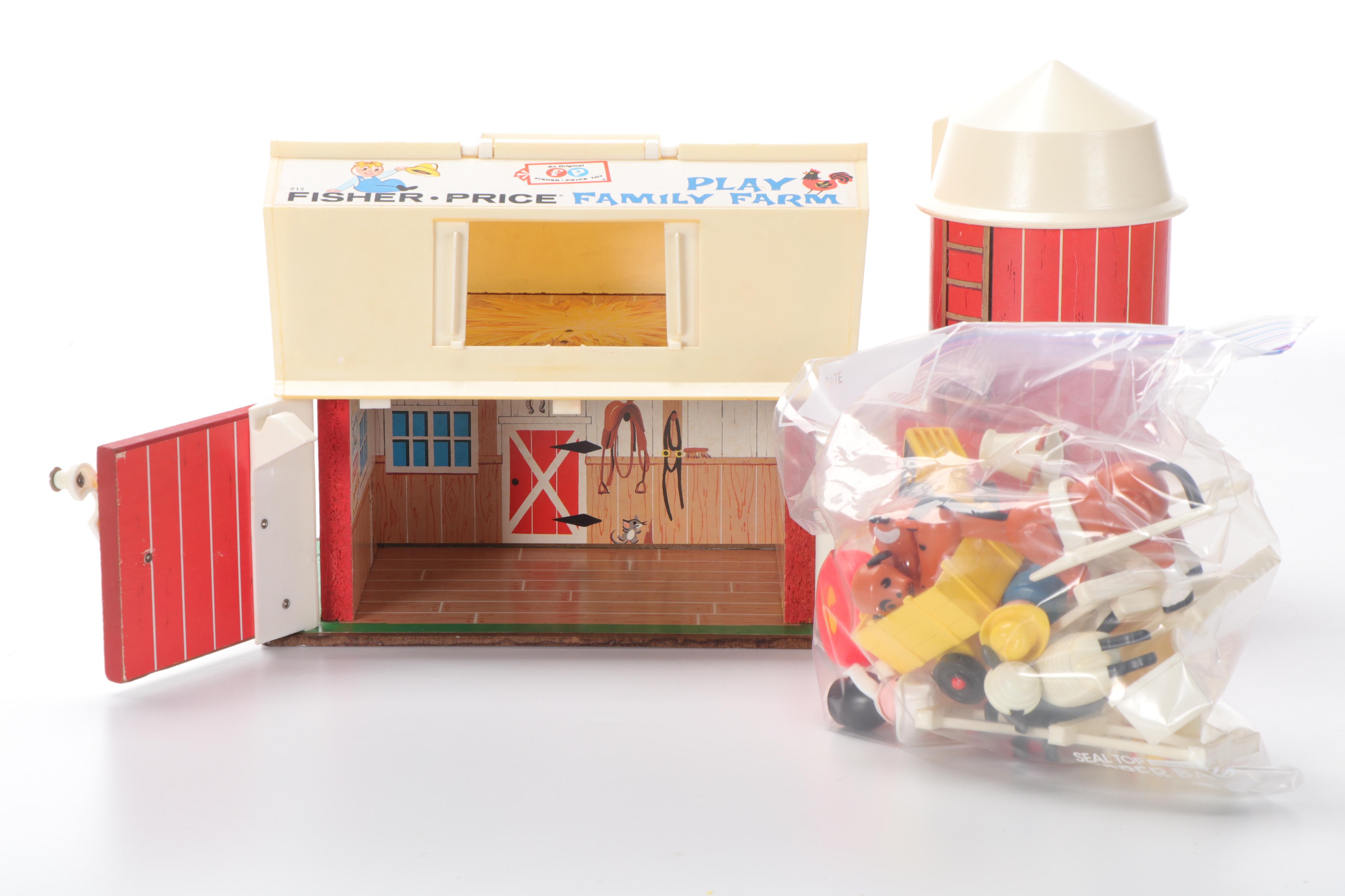 Fisher-Price Family Camper, Family Farm, and Other Pretend Play Toys, Mid-20th C