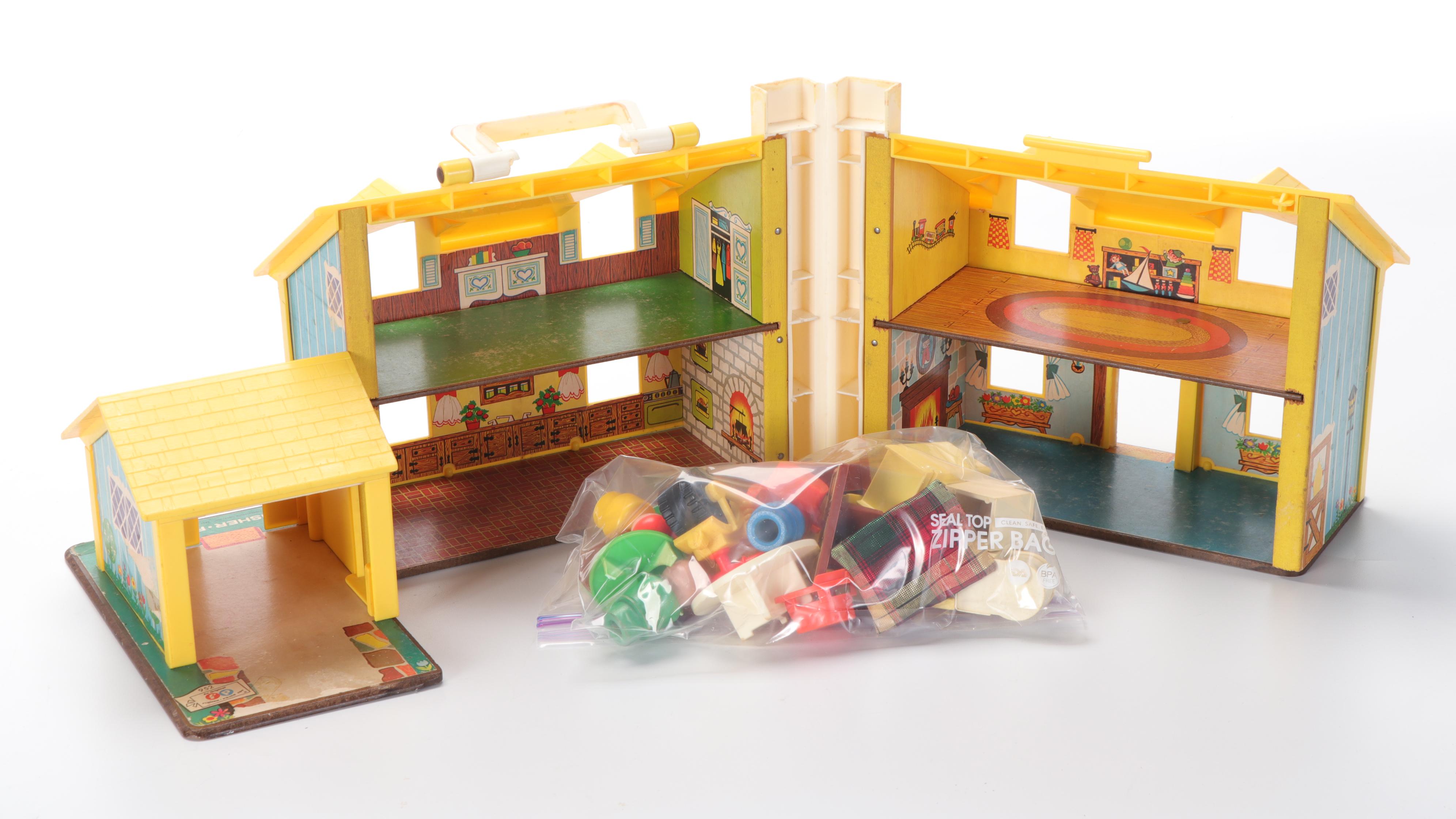 Fisher-Price Family Camper, Family Farm, and Other Pretend Play Toys, Mid-20th C