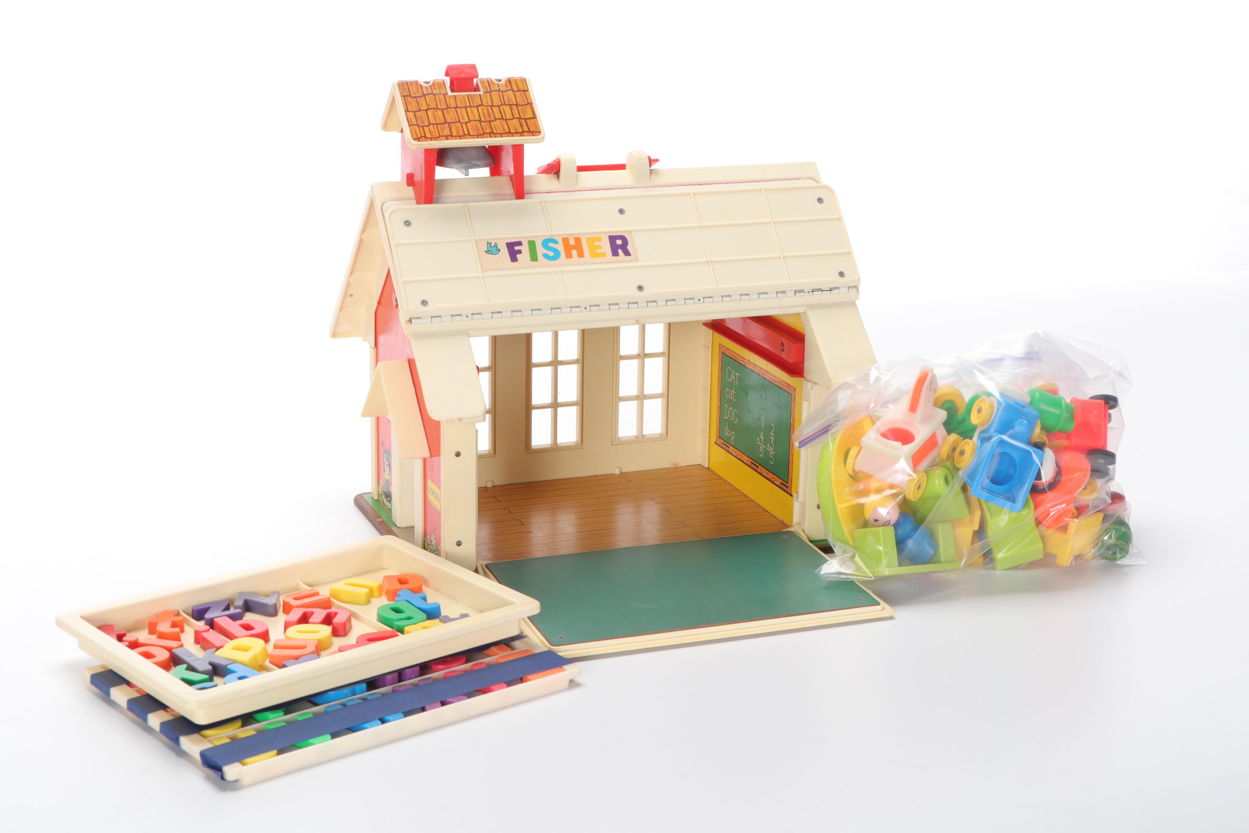 Fisher-Price Family Camper, Family Farm, and Other Pretend Play Toys, Mid-20th C