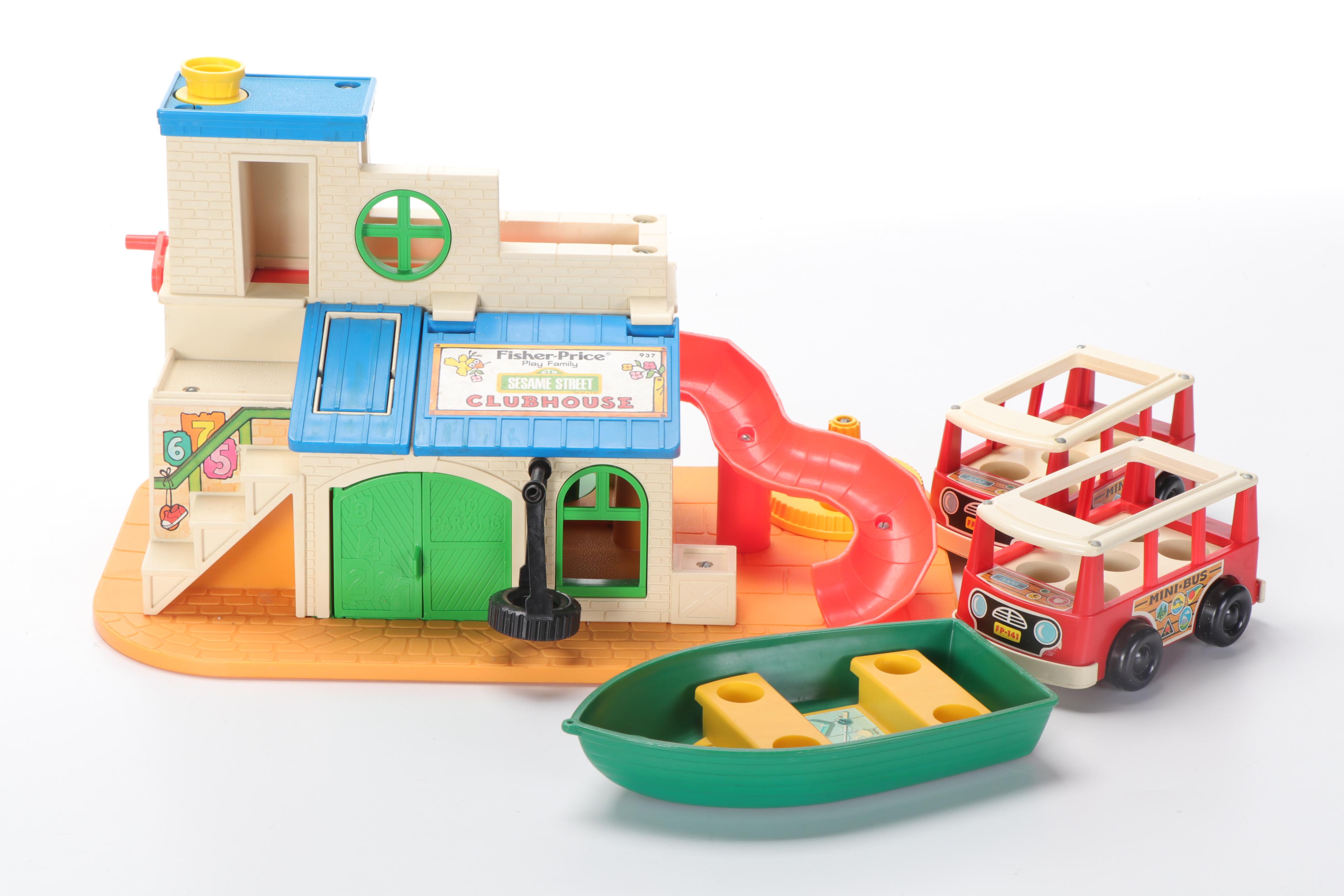 Fisher-Price Family Camper, Family Farm, and Other Pretend Play Toys, Mid-20th C