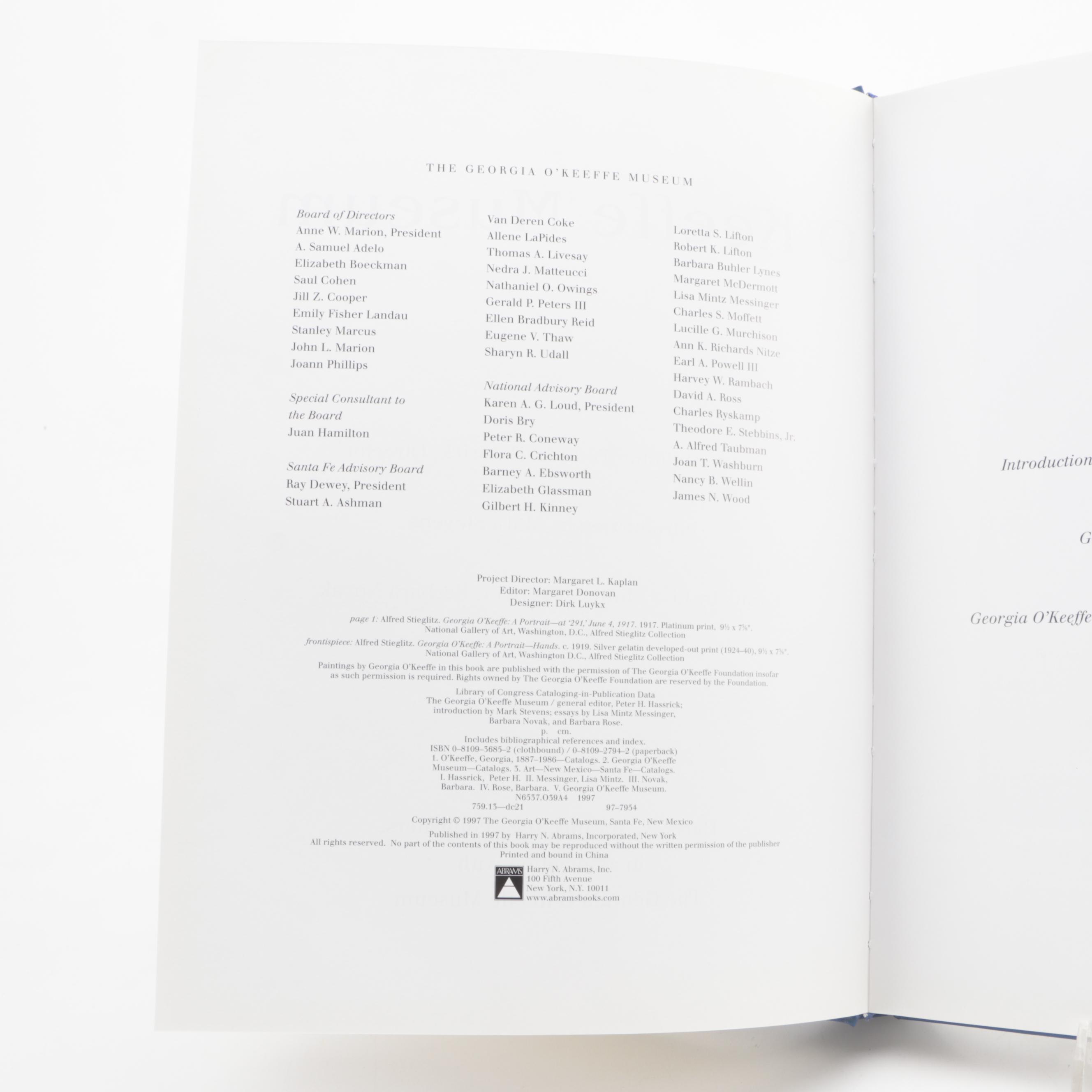 Georgia O'Keeffe Book Collection