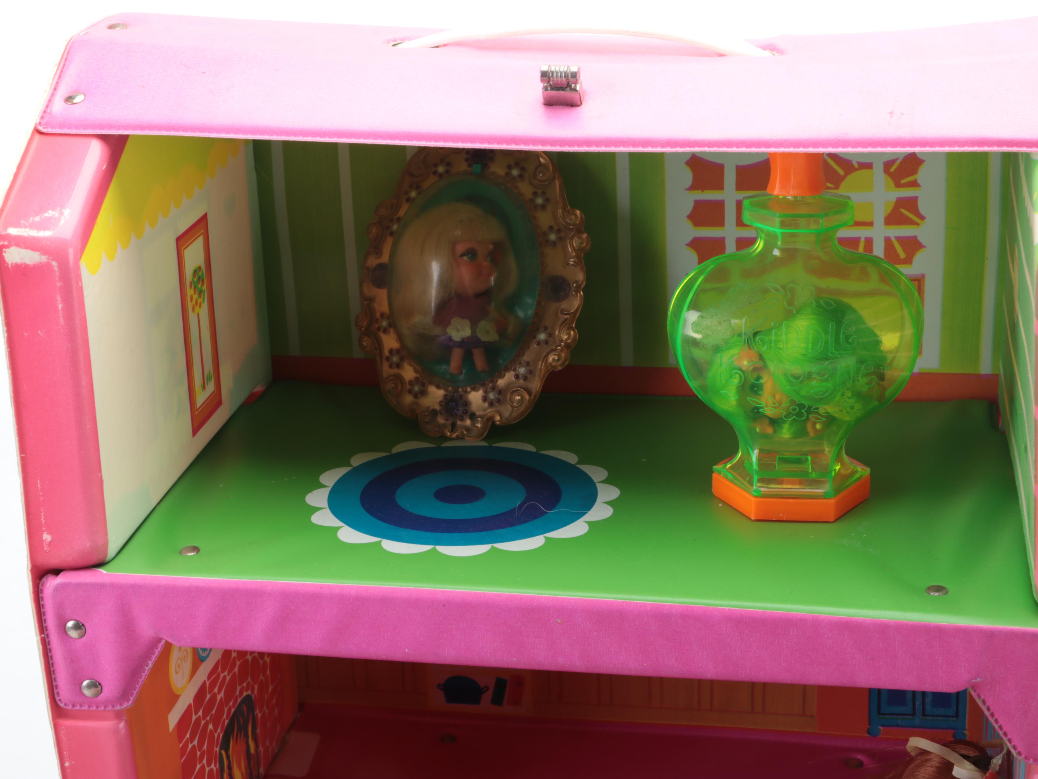 Mattel and Hasbro Liddle Kiddles Dolls with Houses and Case