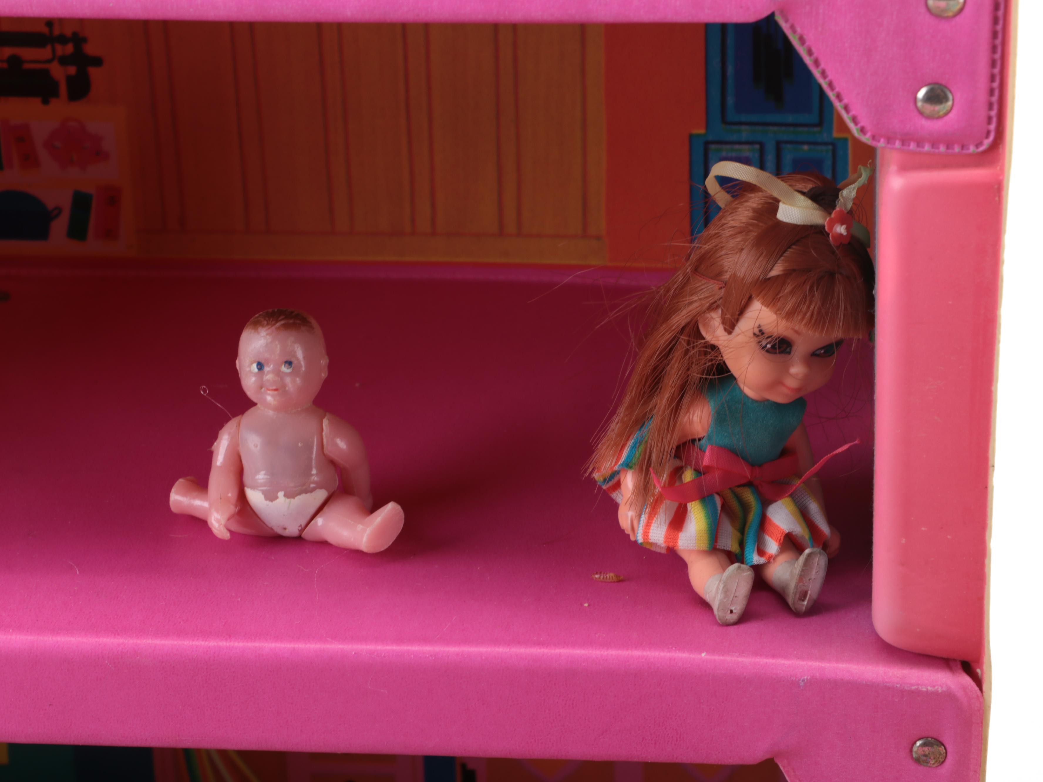 Mattel and Hasbro Liddle Kiddles Dolls with Houses and Case