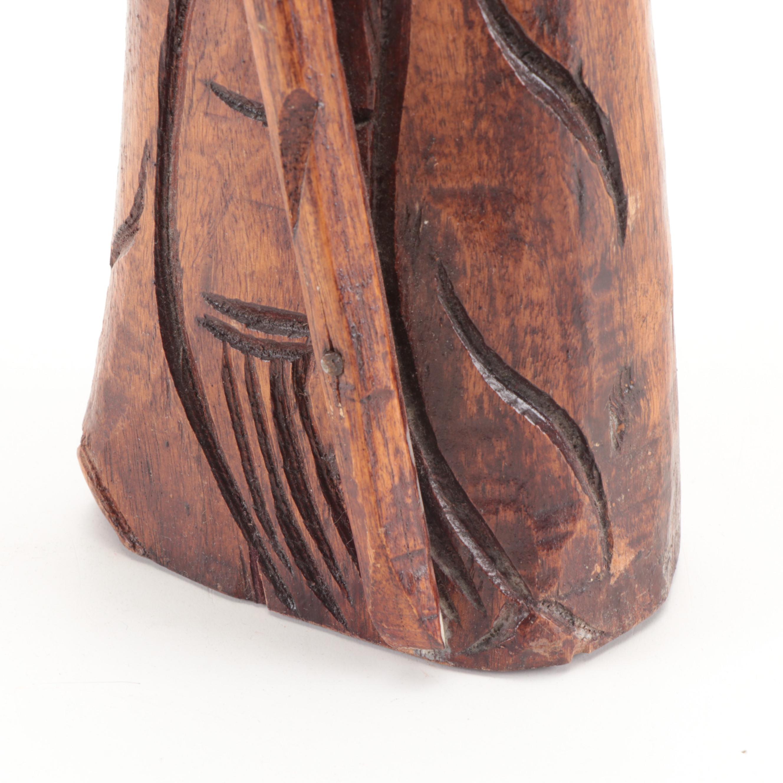 Wood Carving Sculptures of Chinese Sages