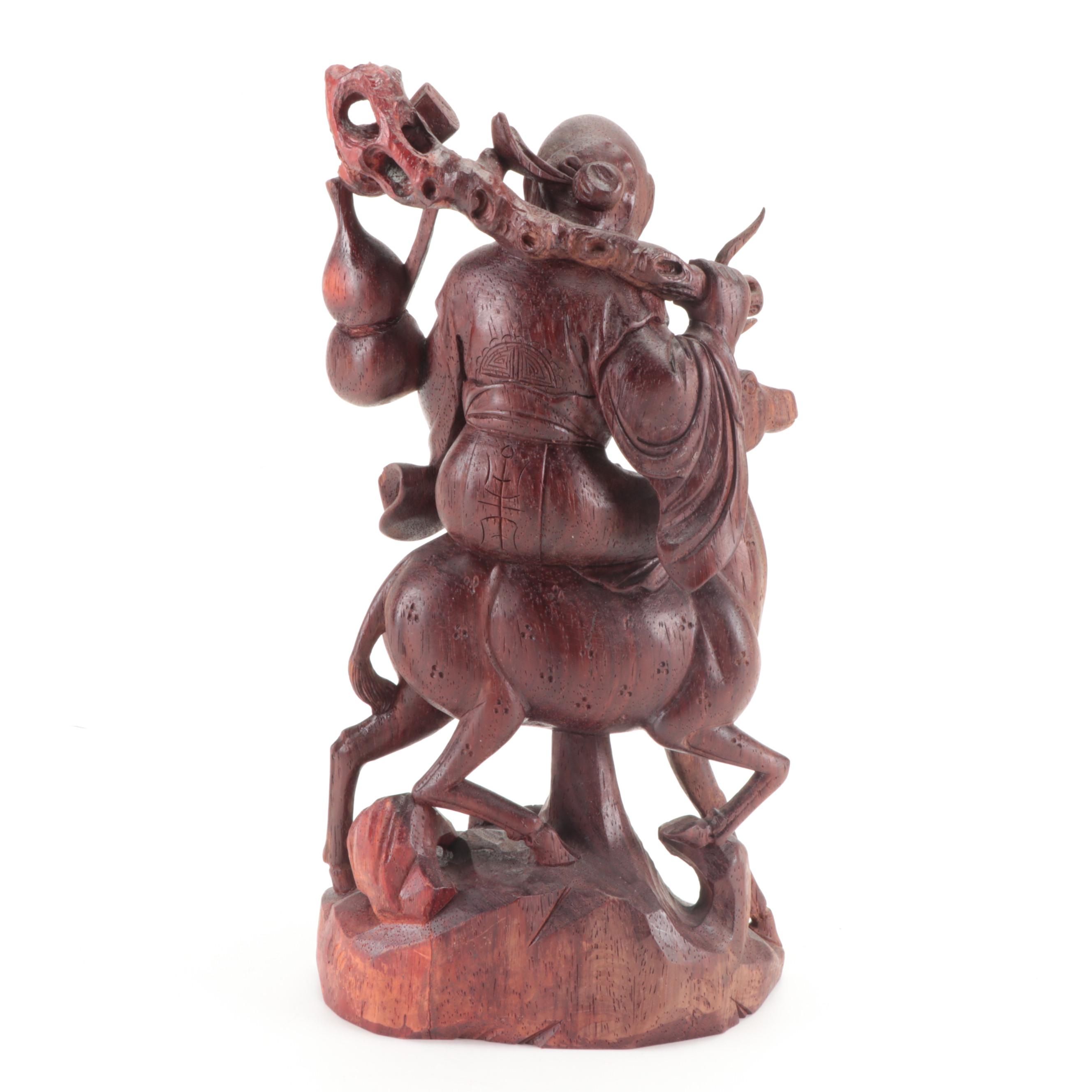Wood Carving Sculptures of Chinese Sages