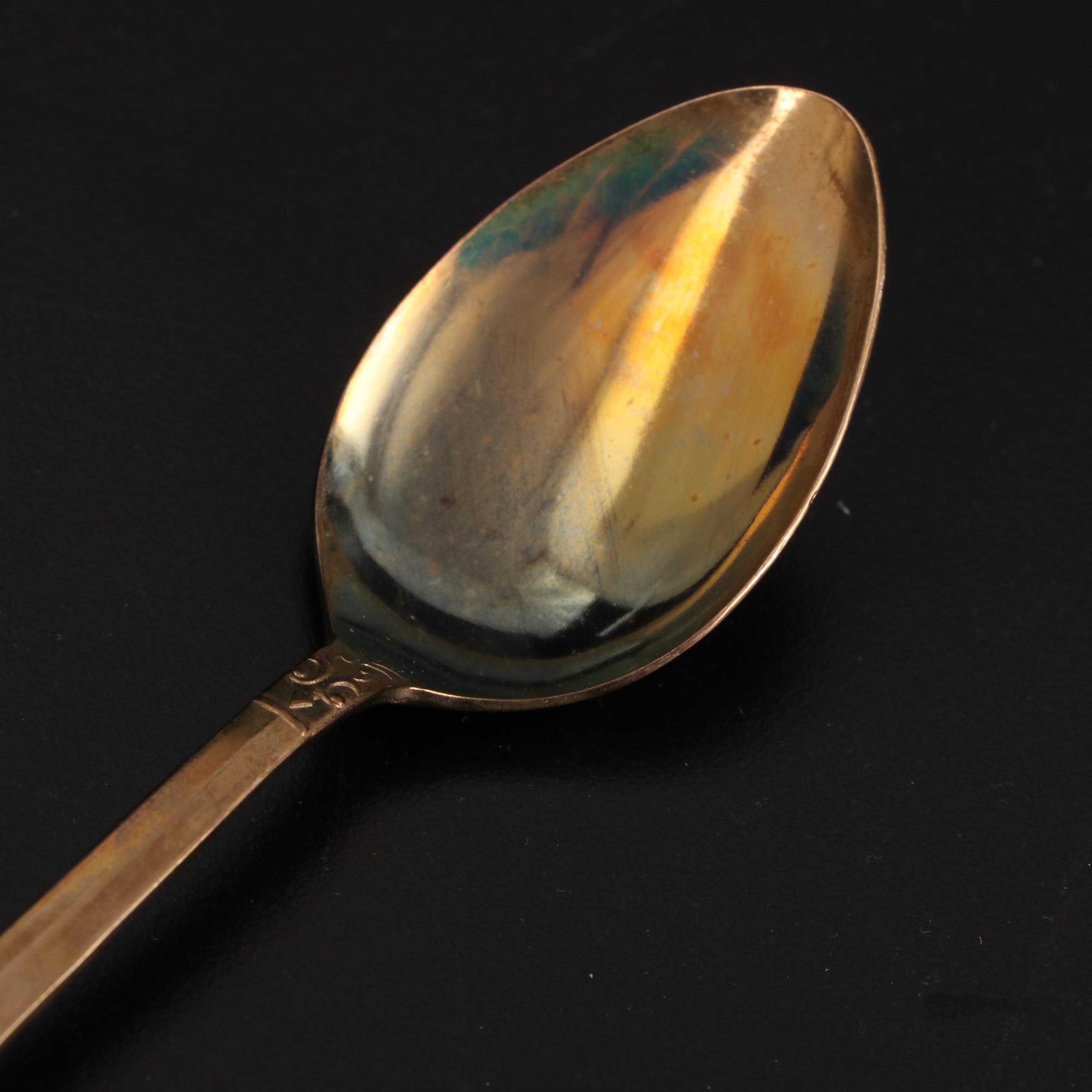 IBW "Crown" 18K Gold Electroplate Stainless Steel Flatware