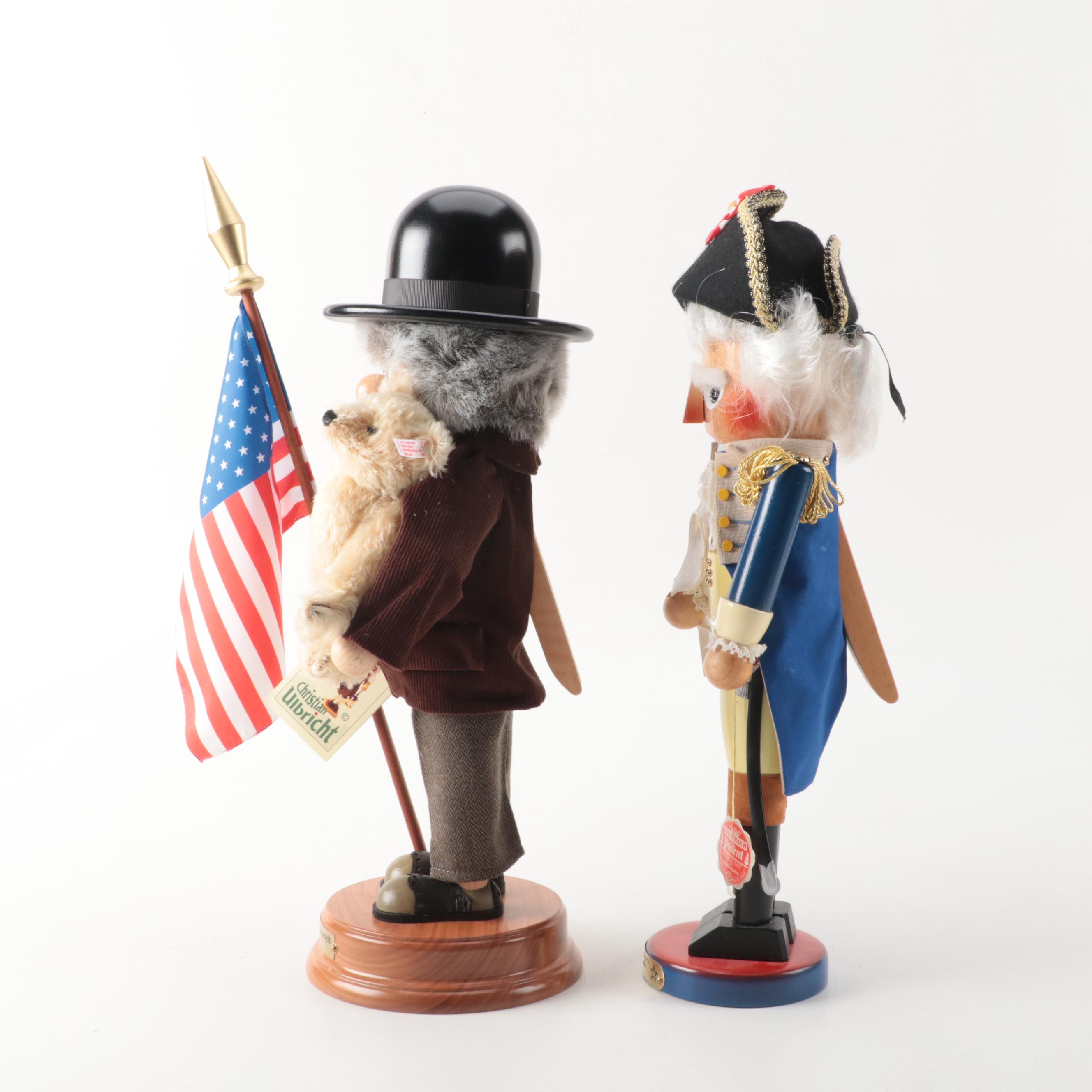Christian Ulbricht Teddy Roosevelt, Steinbach George Washington Nutcrackers
