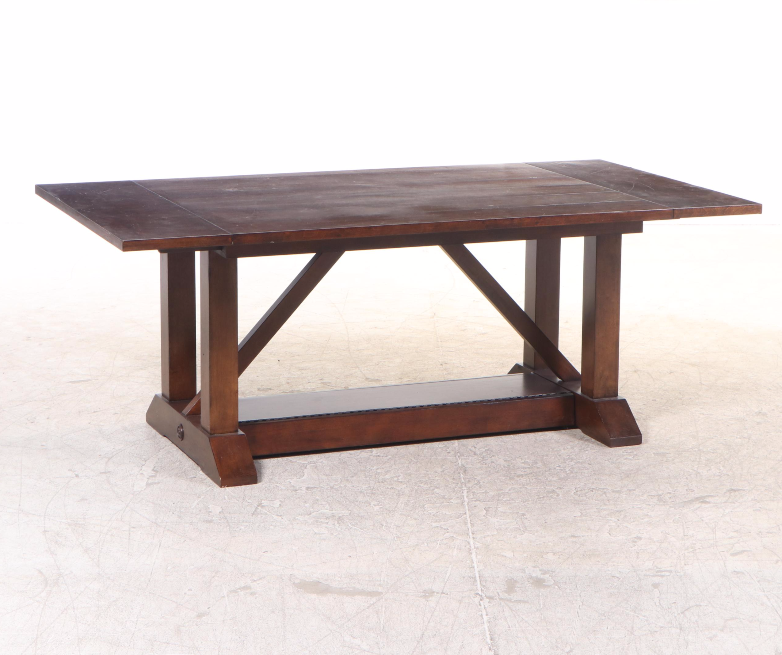 Six-Piece Farmhouse Style Dining Set, Incl. Klaussner and Calmart International