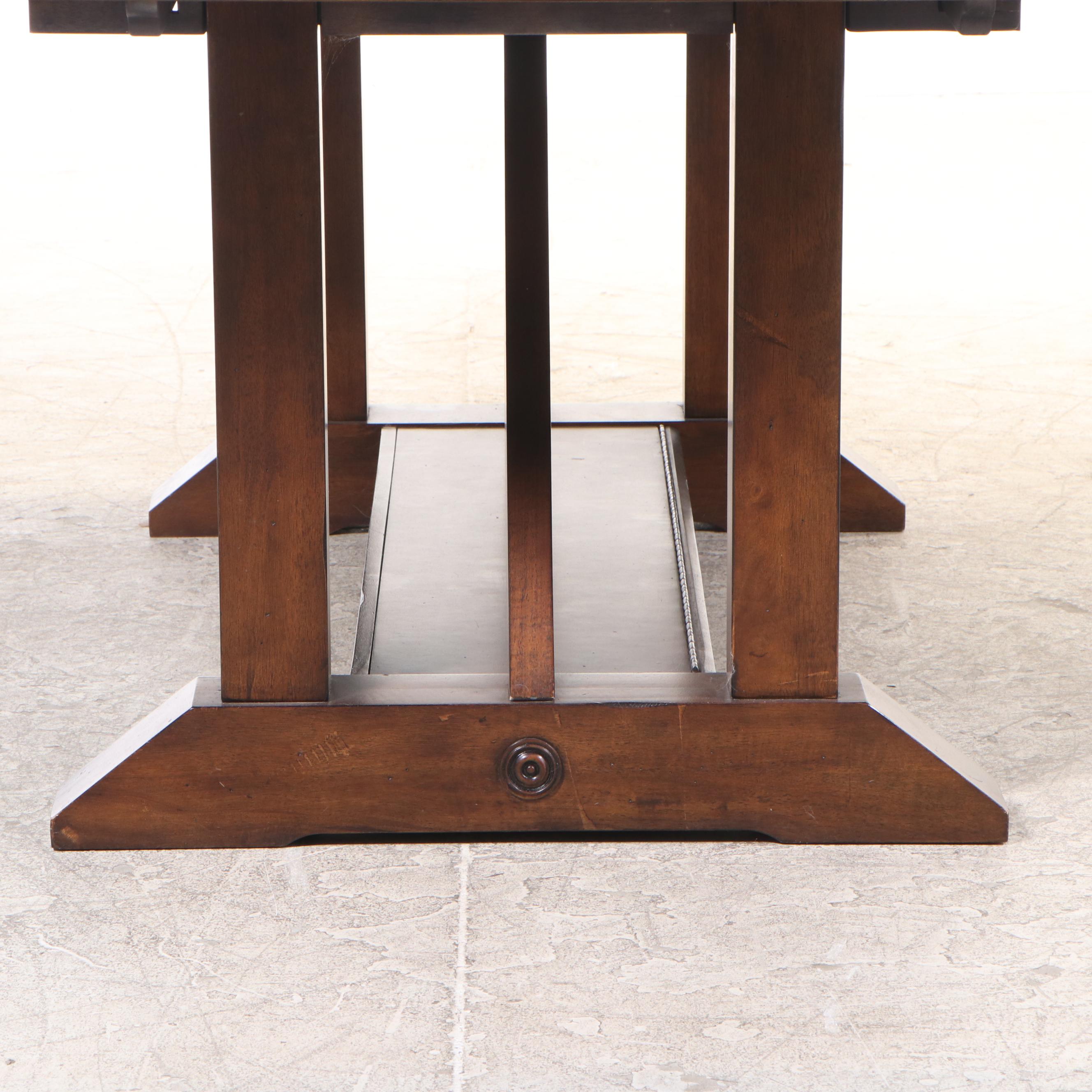 Six-Piece Farmhouse Style Dining Set, Incl. Klaussner and Calmart International