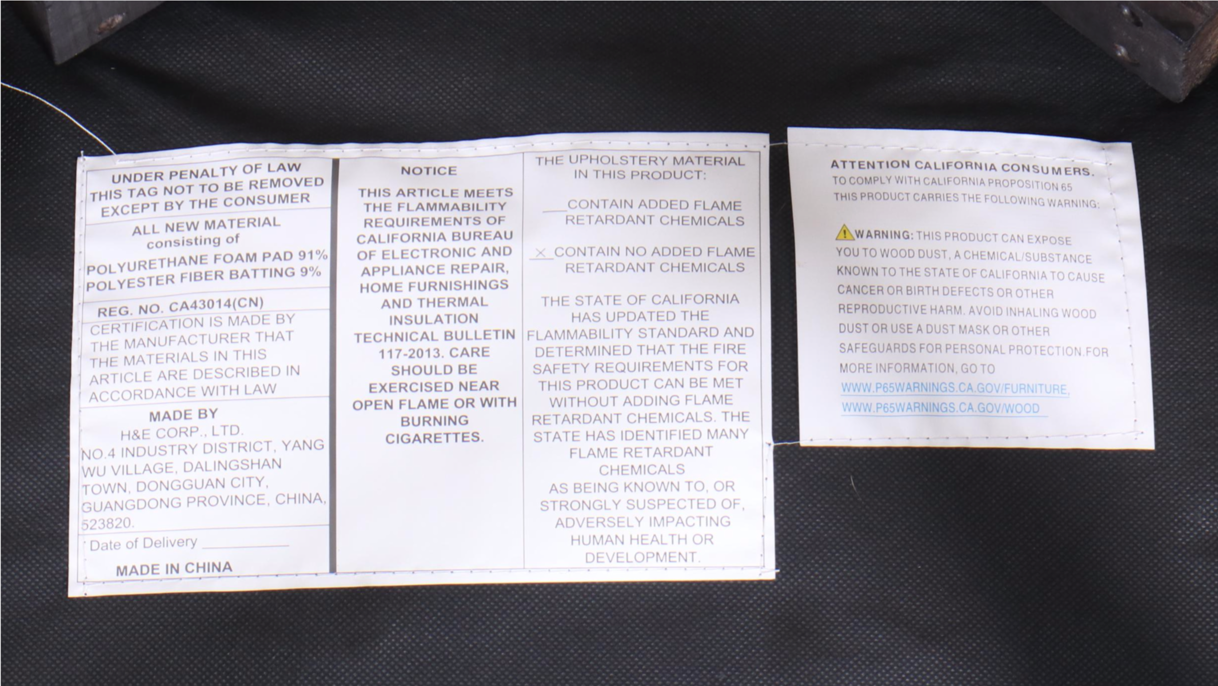 Six-Piece Farmhouse Style Dining Set, Incl. Klaussner and Calmart International