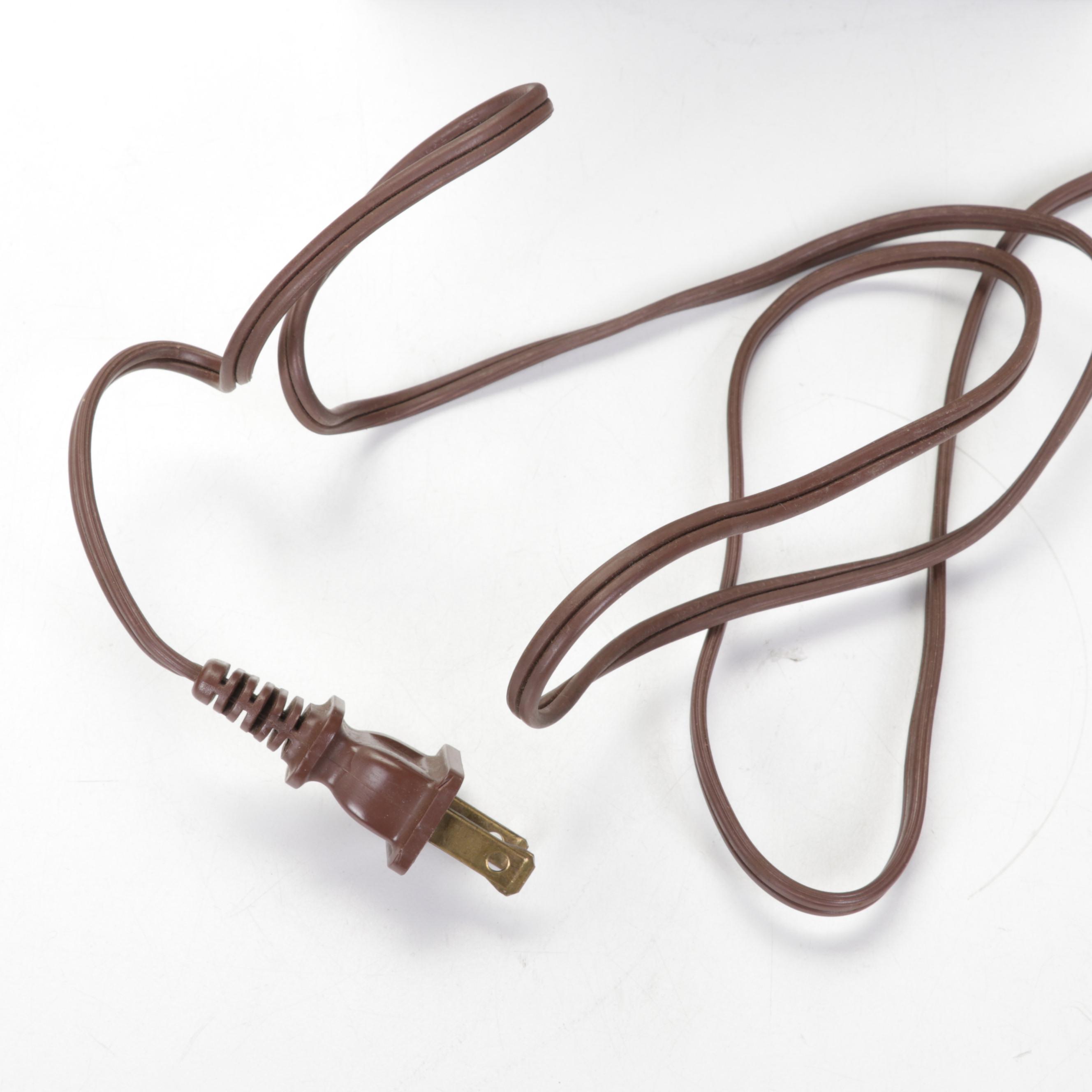 Art Nouveau Style Slag Glass Table Lamp, 20th Century