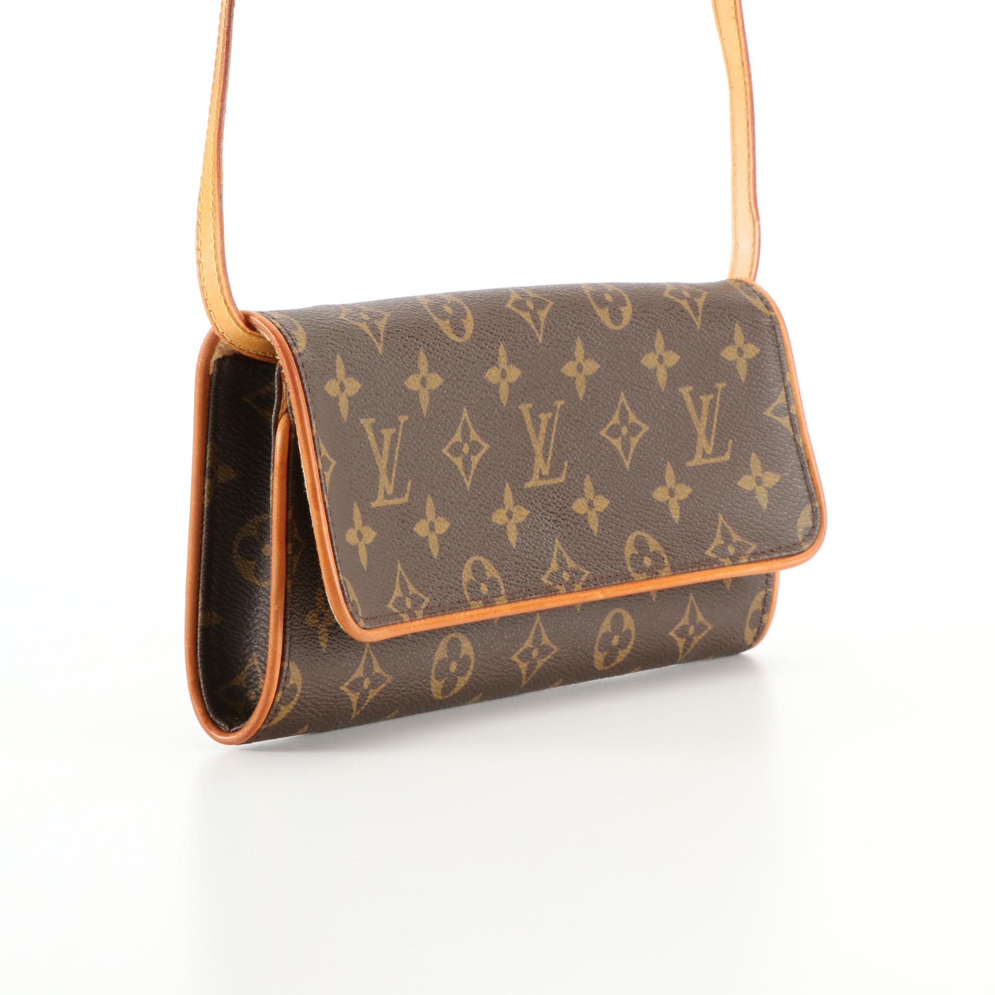 Louis Vuitton Twin GM Pochette in Monogram Canvas and Vachetta Leather