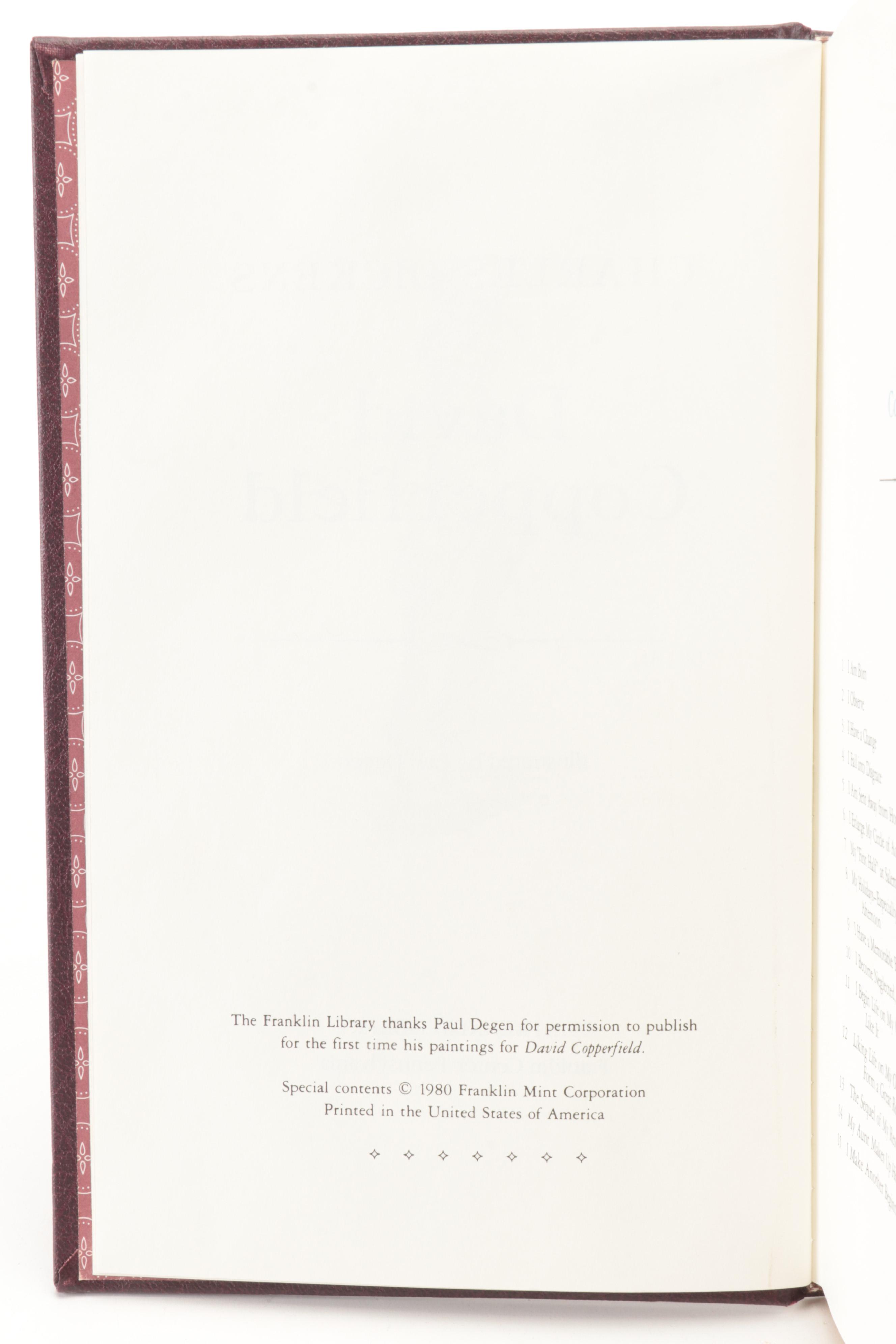 "Pride and Prejudice" and Other Franklin Library Classic Novels