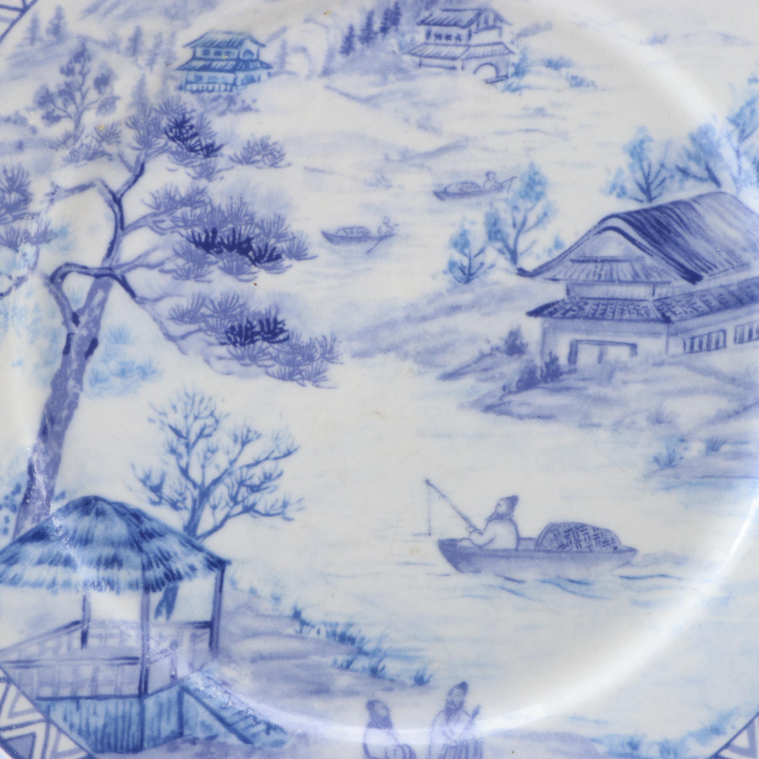 American Atelier at Home "Asian Toile" Stoneware Collection