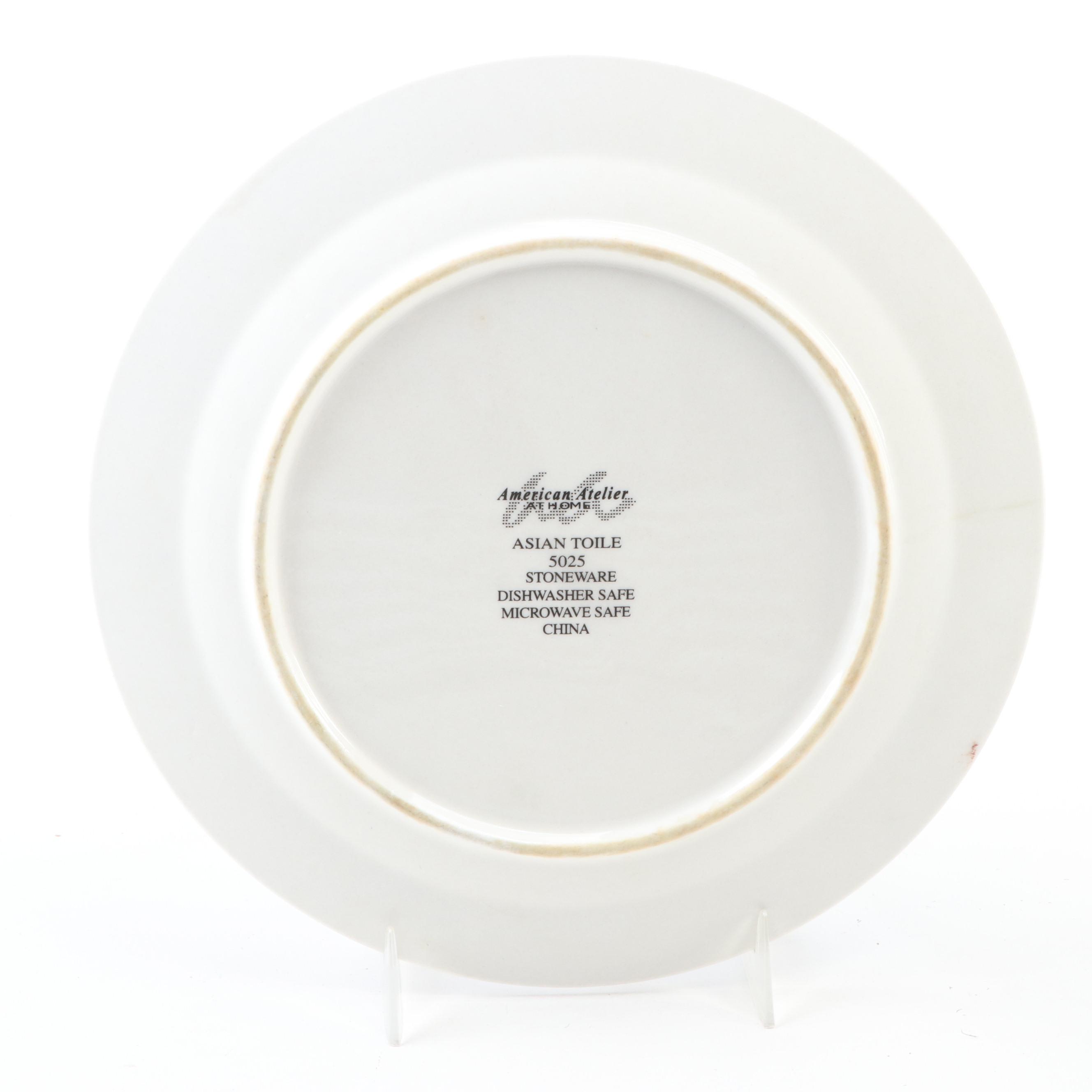 American Atelier at Home "Asian Toile" Stoneware Collection