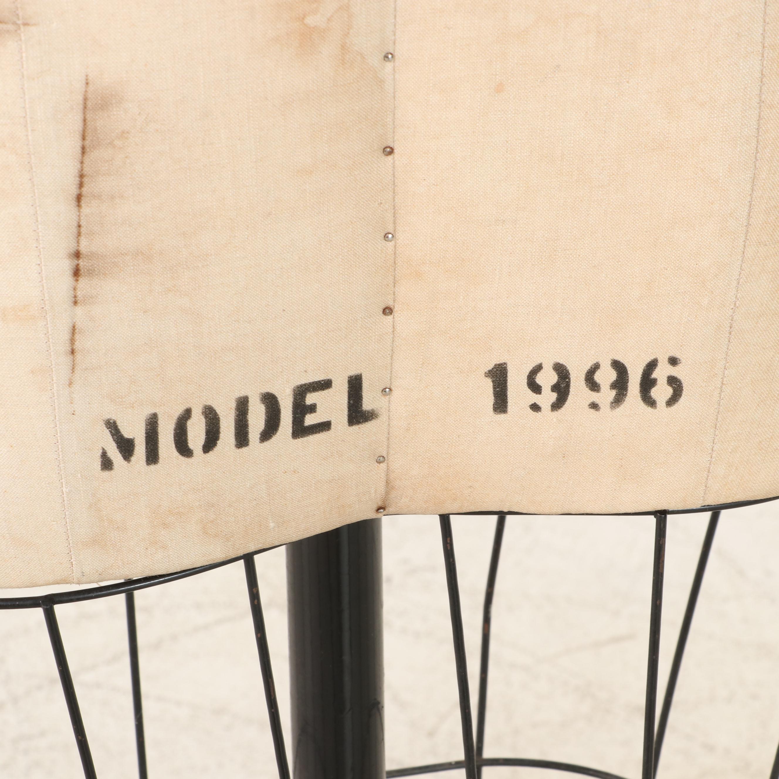 Wolf Form Co. "Model 1996" Female Dress Form, 20th Century