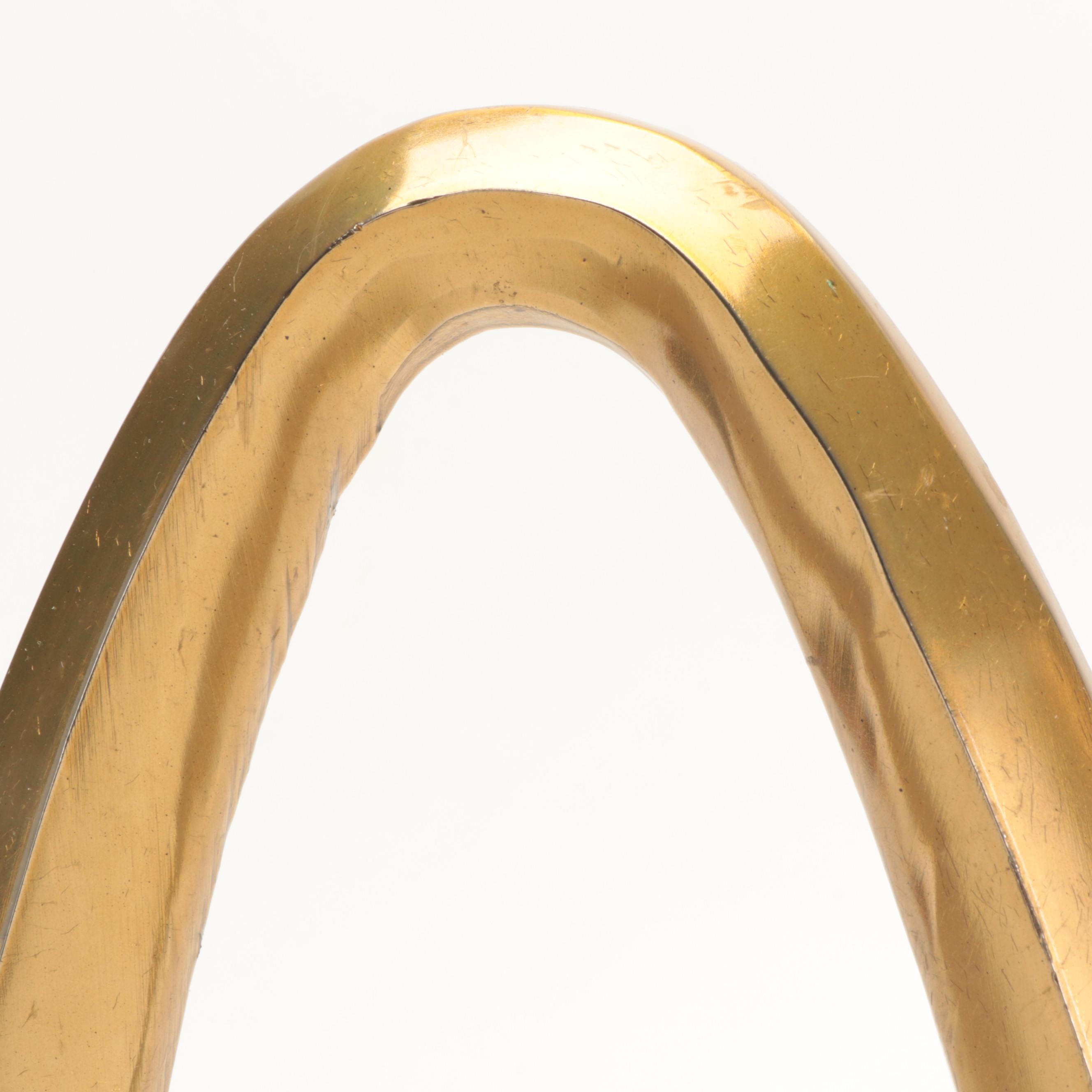 McDonald's "Golden Arches" Brass Wall Hanging Logo