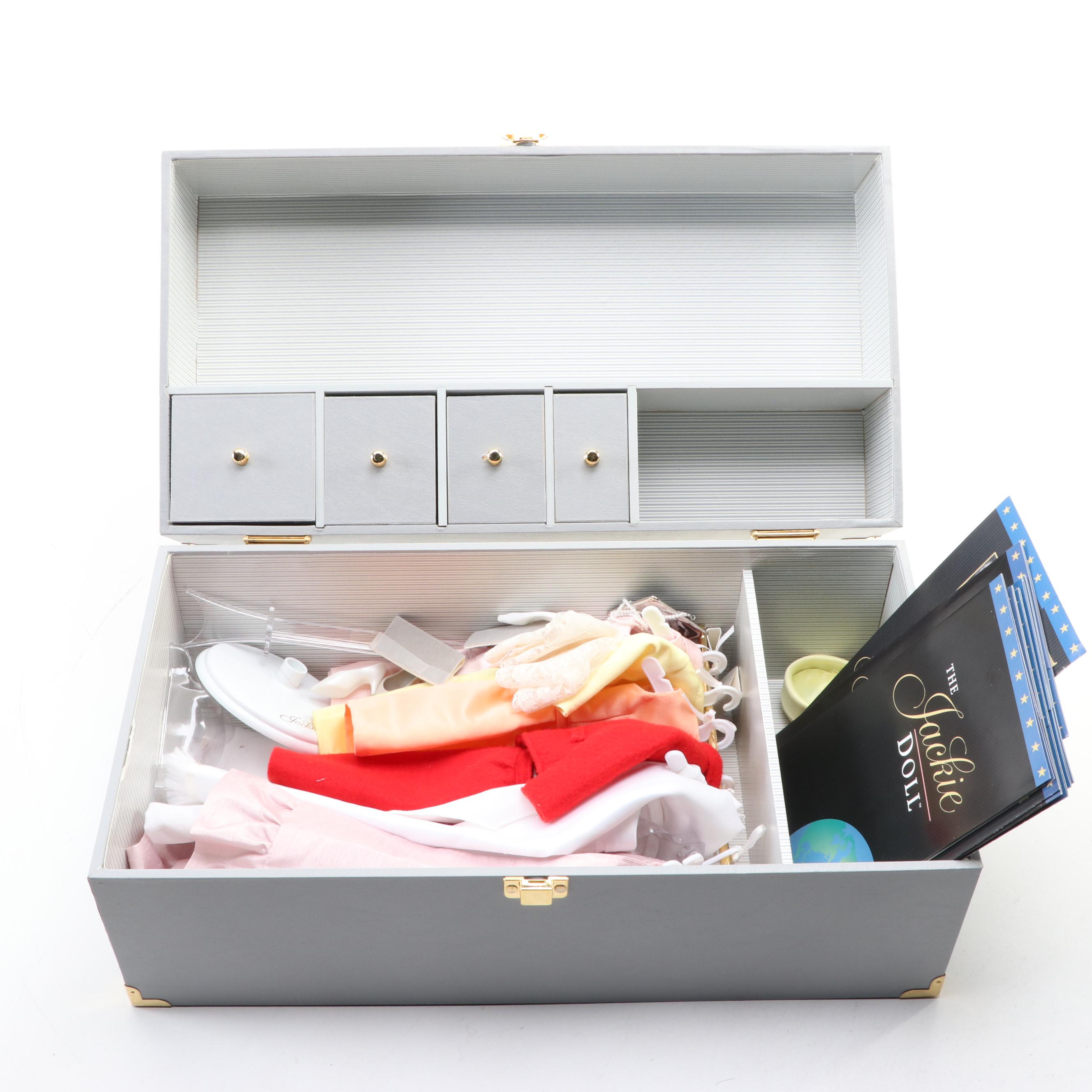 Franklin Mint "The Jackie Doll" with Clothes and Doll Case