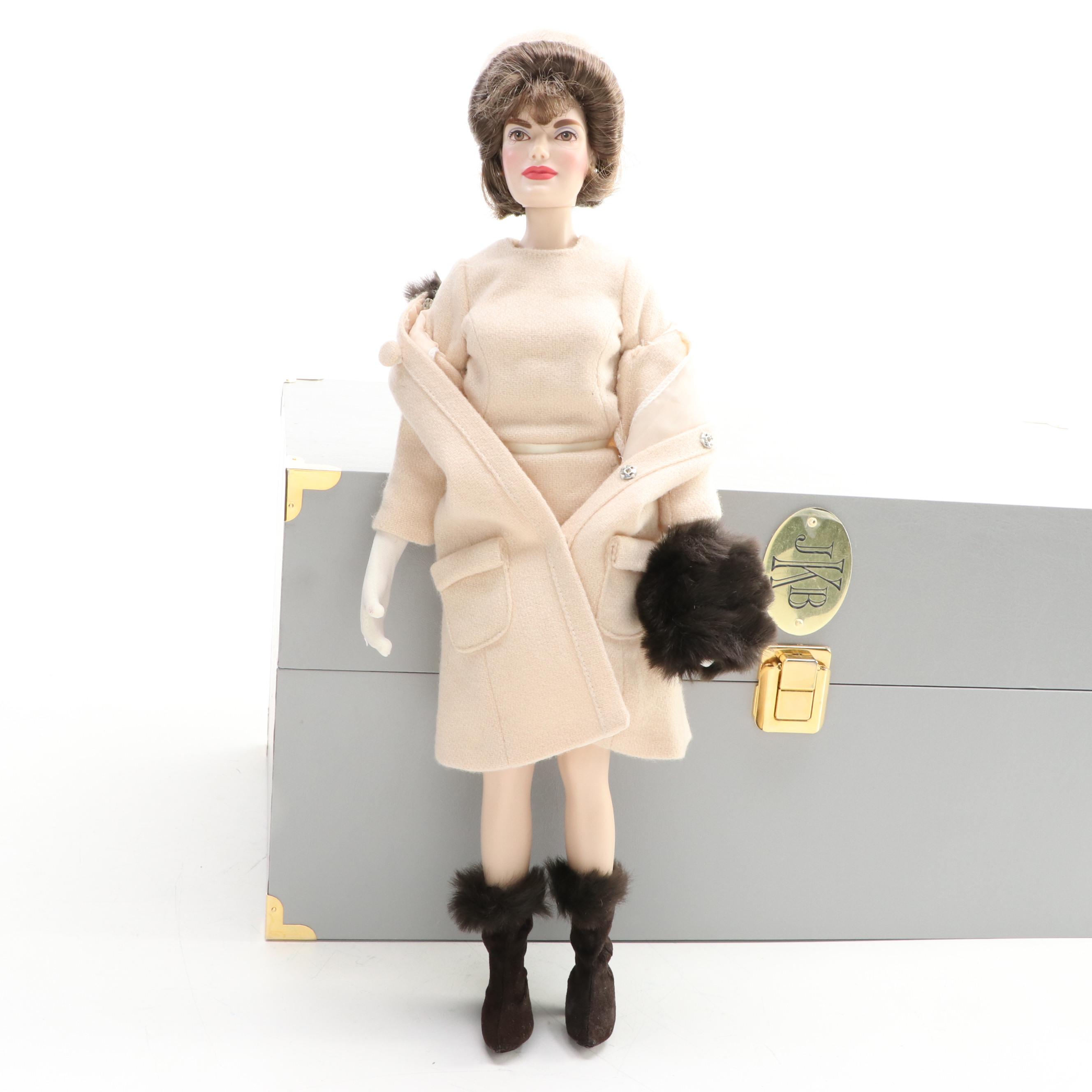 Franklin Mint "The Jackie Doll" with Clothes and Doll Case