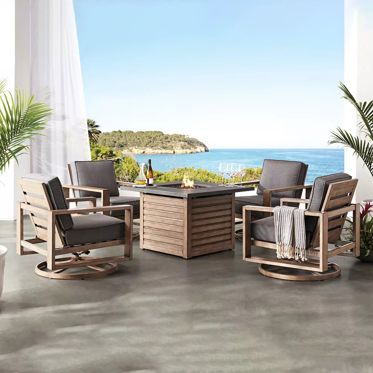 Member's Mark Cahaba 4-Piece Fire Chat Set