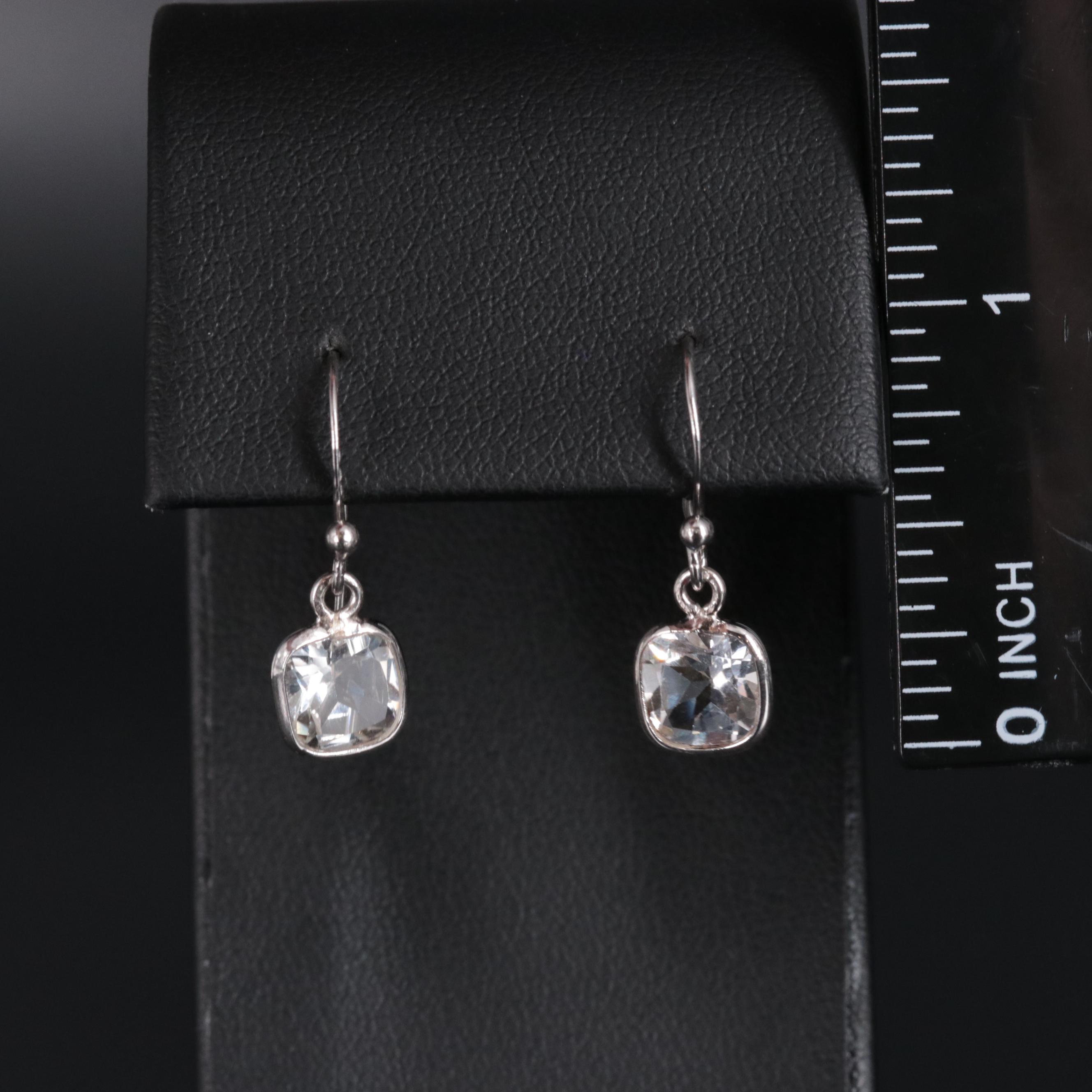 Gemstone Dangle Earrings