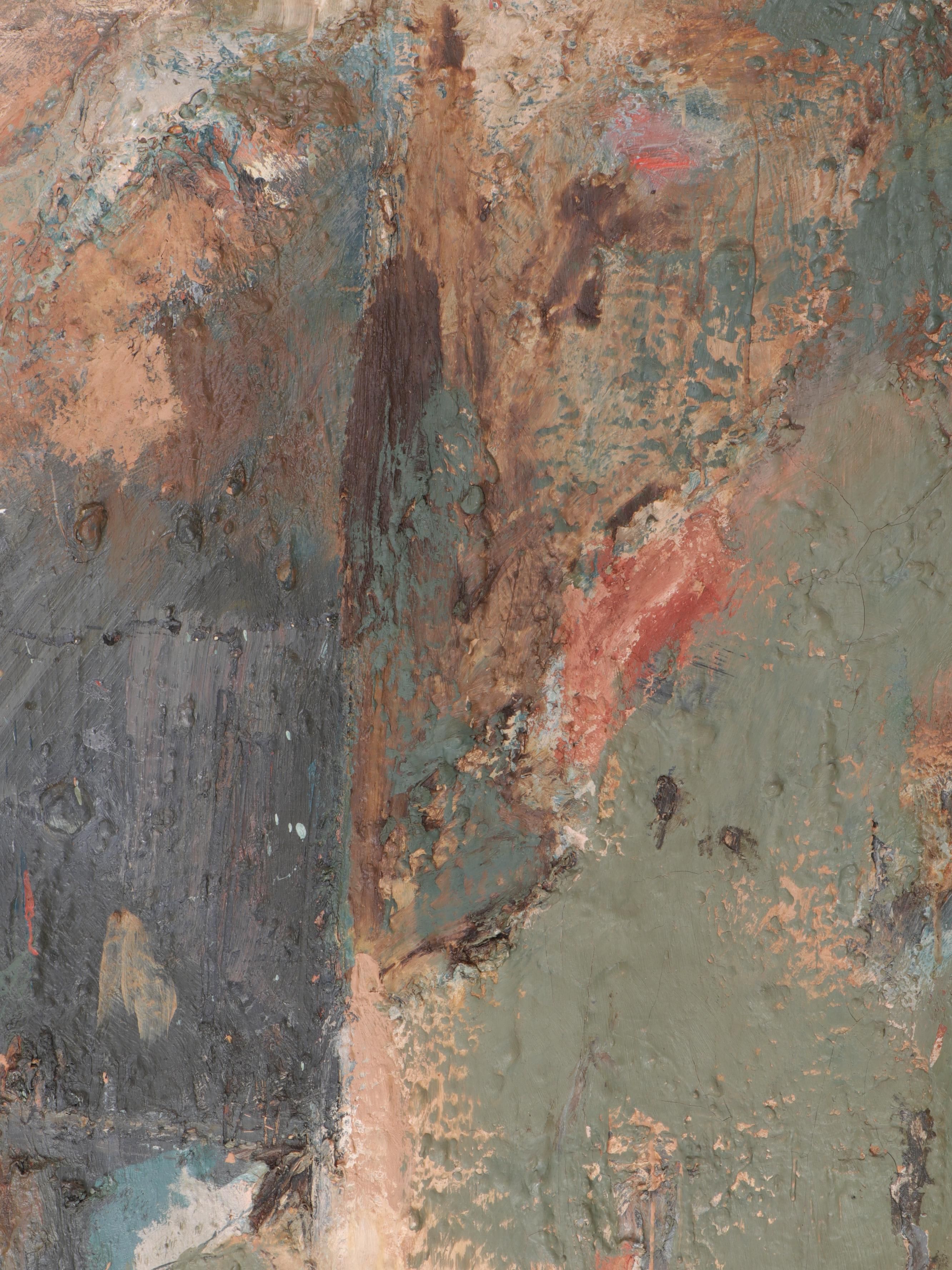 Michael David Encaustic Oil Painting "Marsyus," 1983