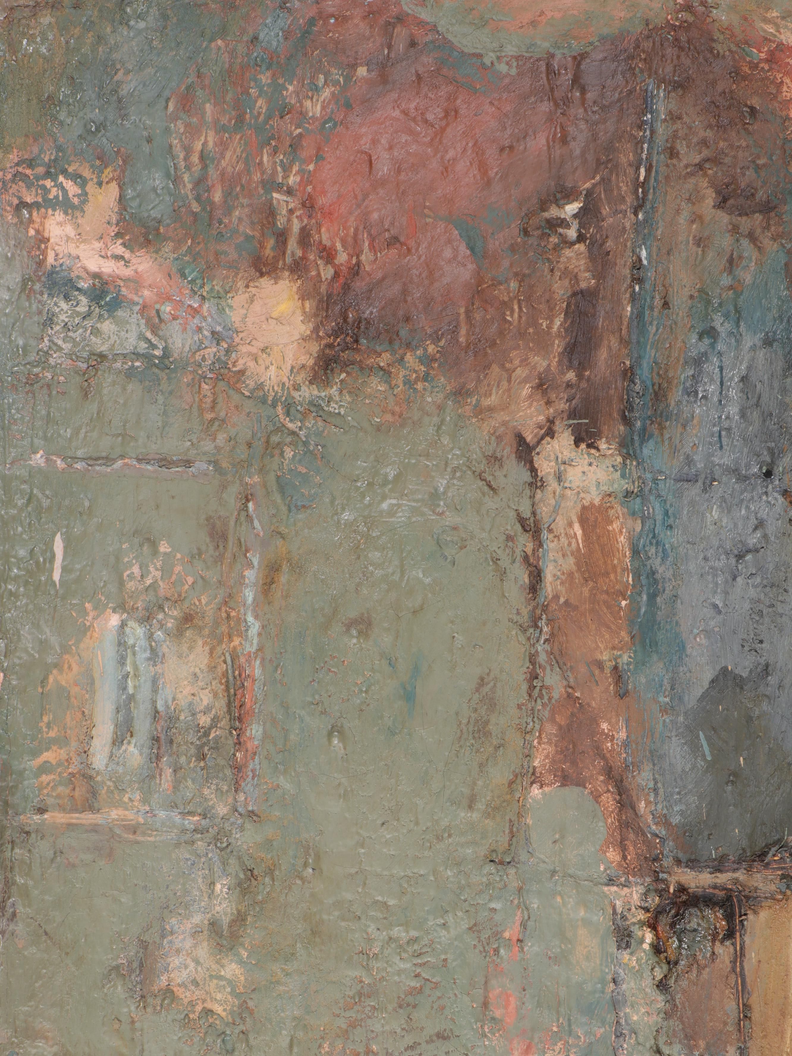 Michael David Encaustic Oil Painting "Marsyus," 1983