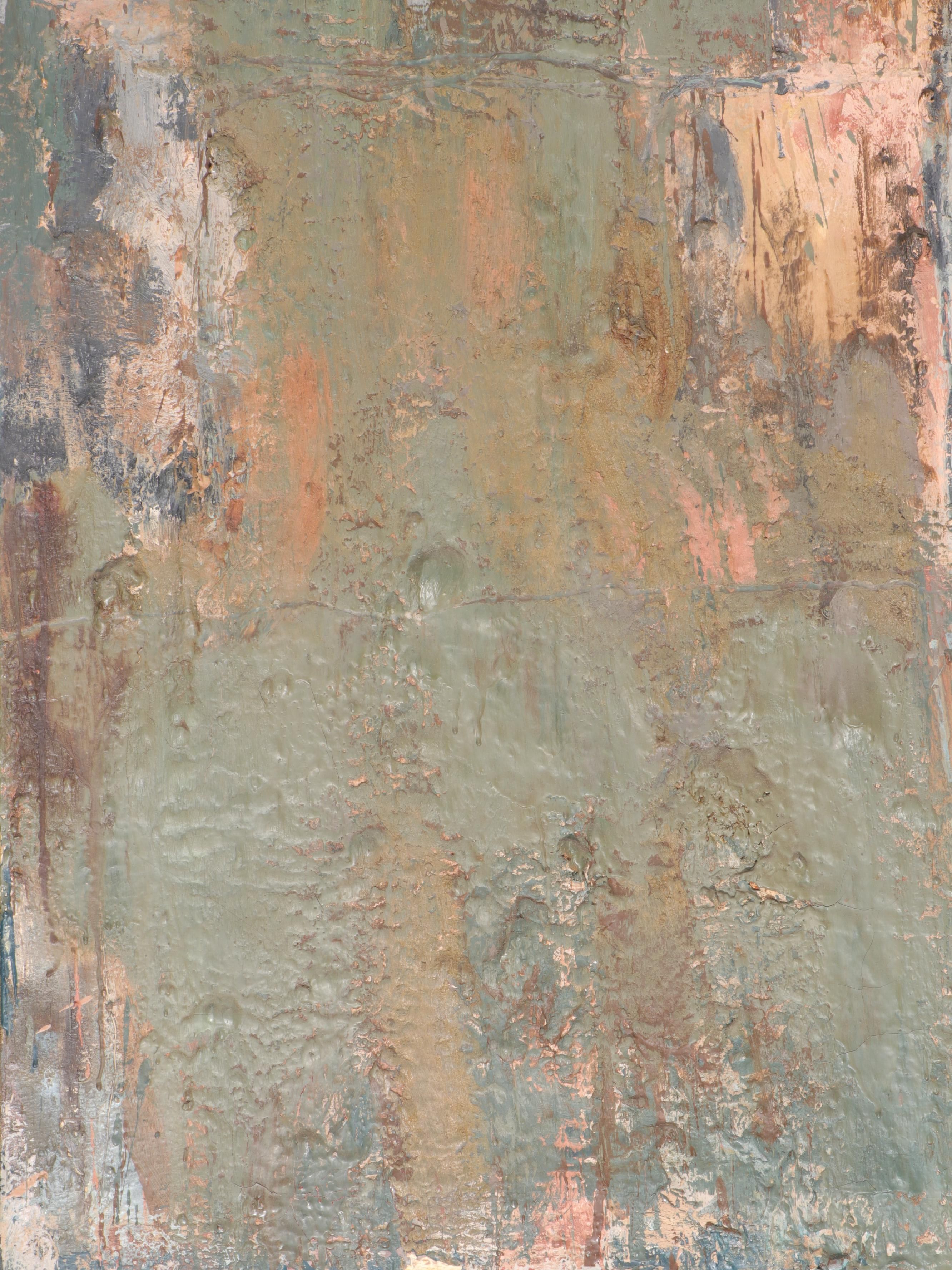 Michael David Encaustic Oil Painting "Marsyus," 1983