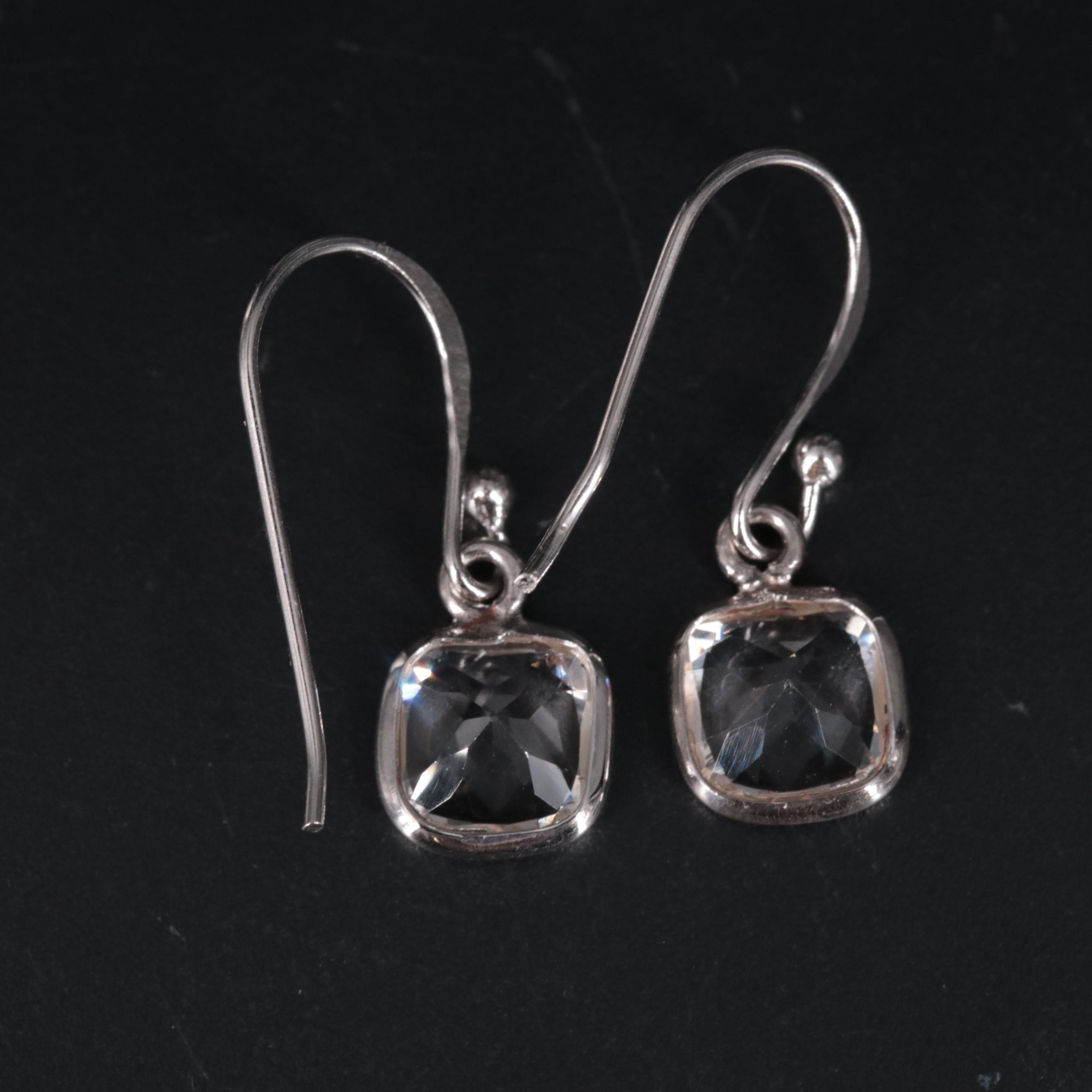 Gemstone Dangle Earrings