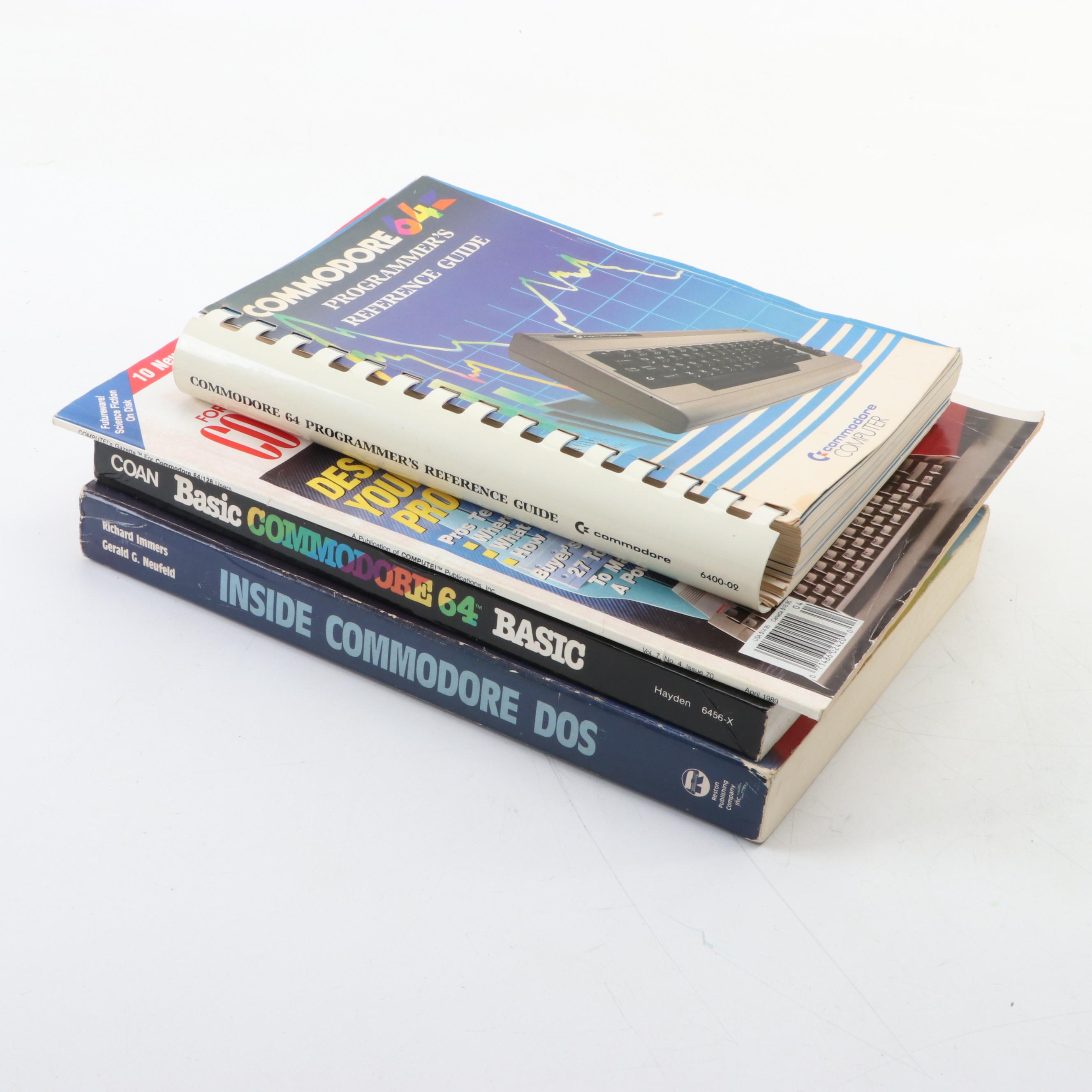 Commodore Floppy Disk Single Drives, Keyboard With Manuals and Accessories