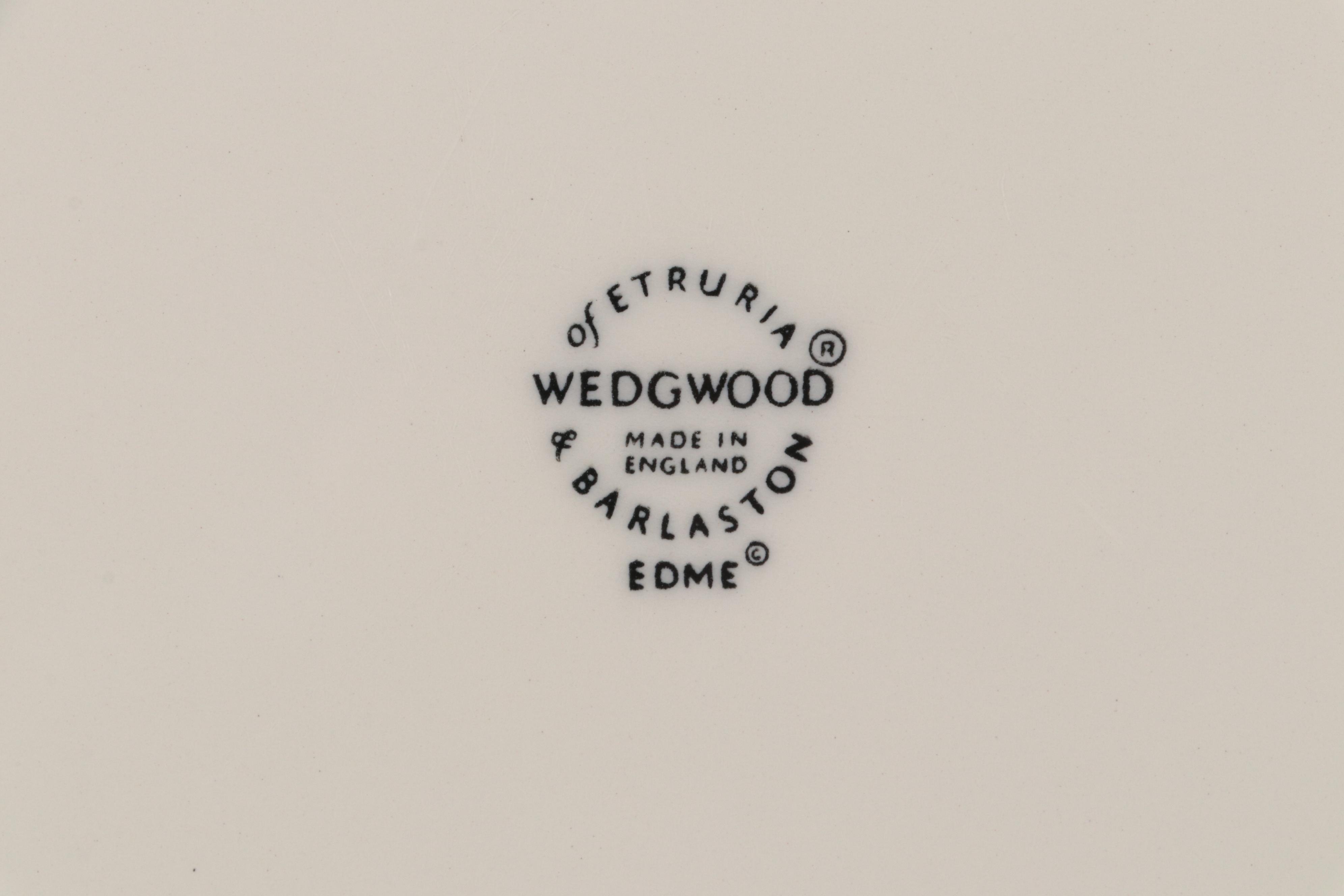 Wedgwood Creamware "Edme" Dinnerware Collection