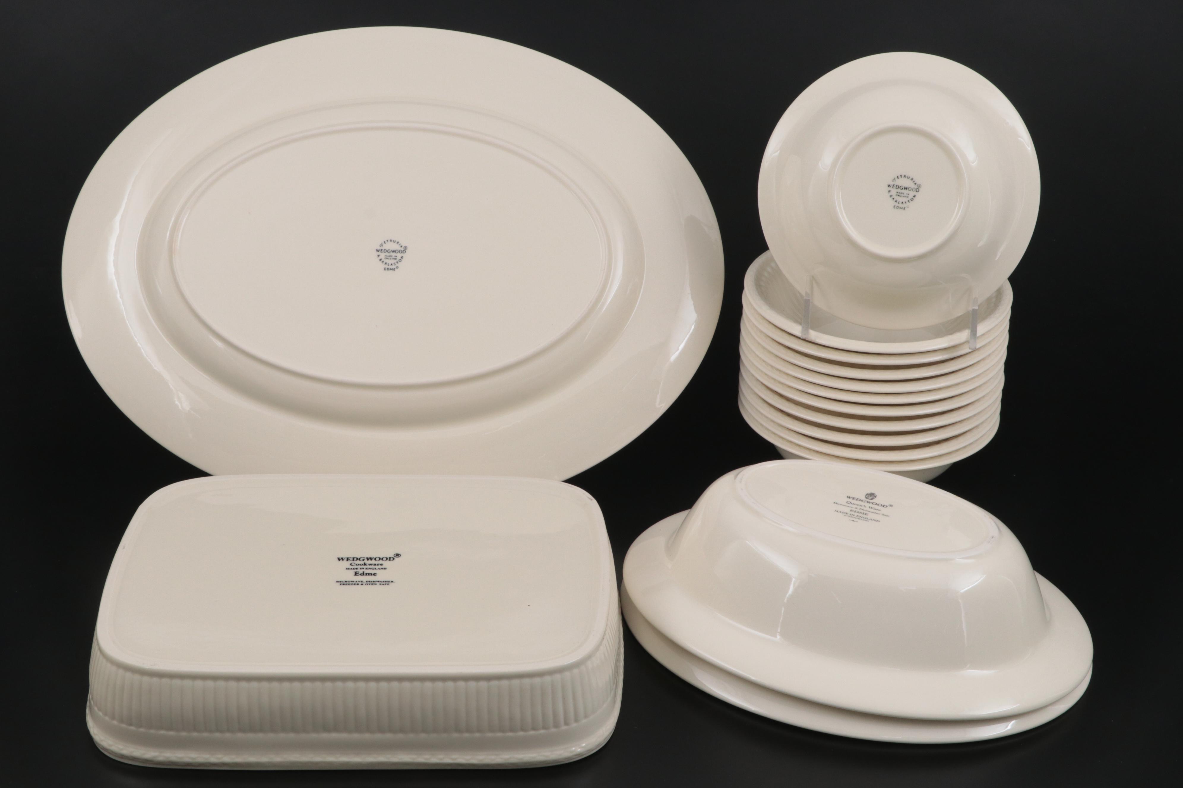 Wedgwood Creamware "Edme" Dinnerware Collection