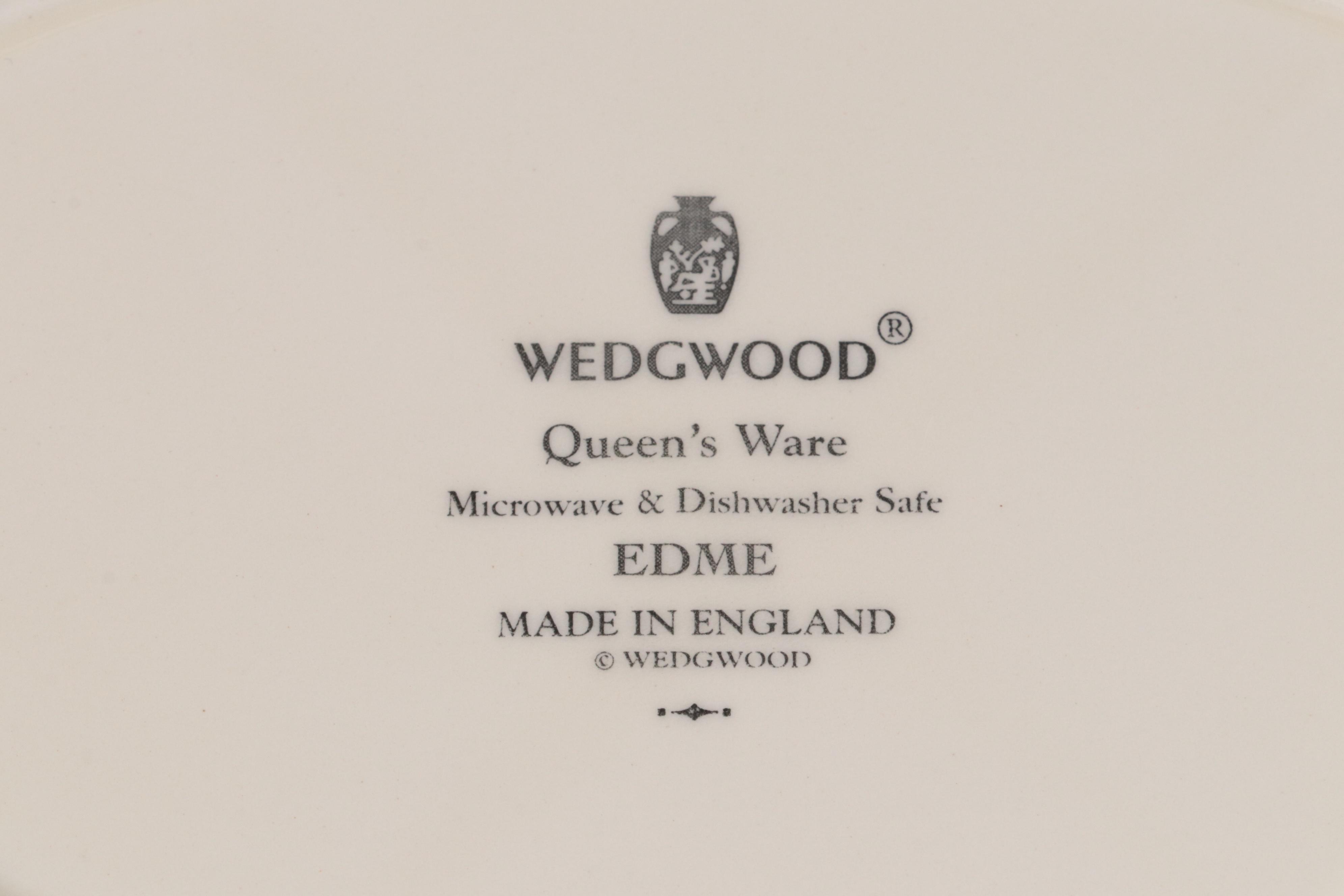 Wedgwood Creamware "Edme" Dinnerware Collection