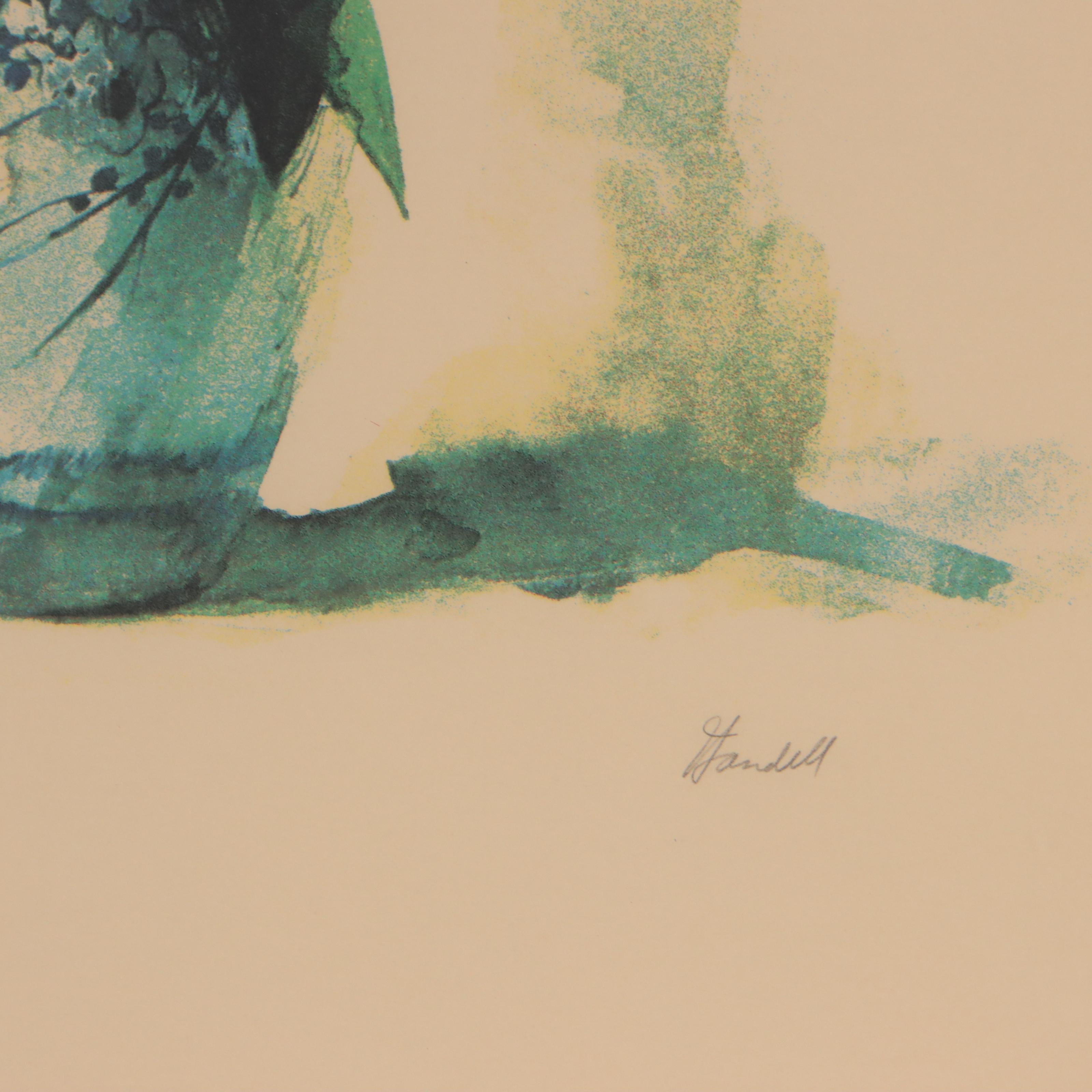 Chromolithograph Still Life of Flowers