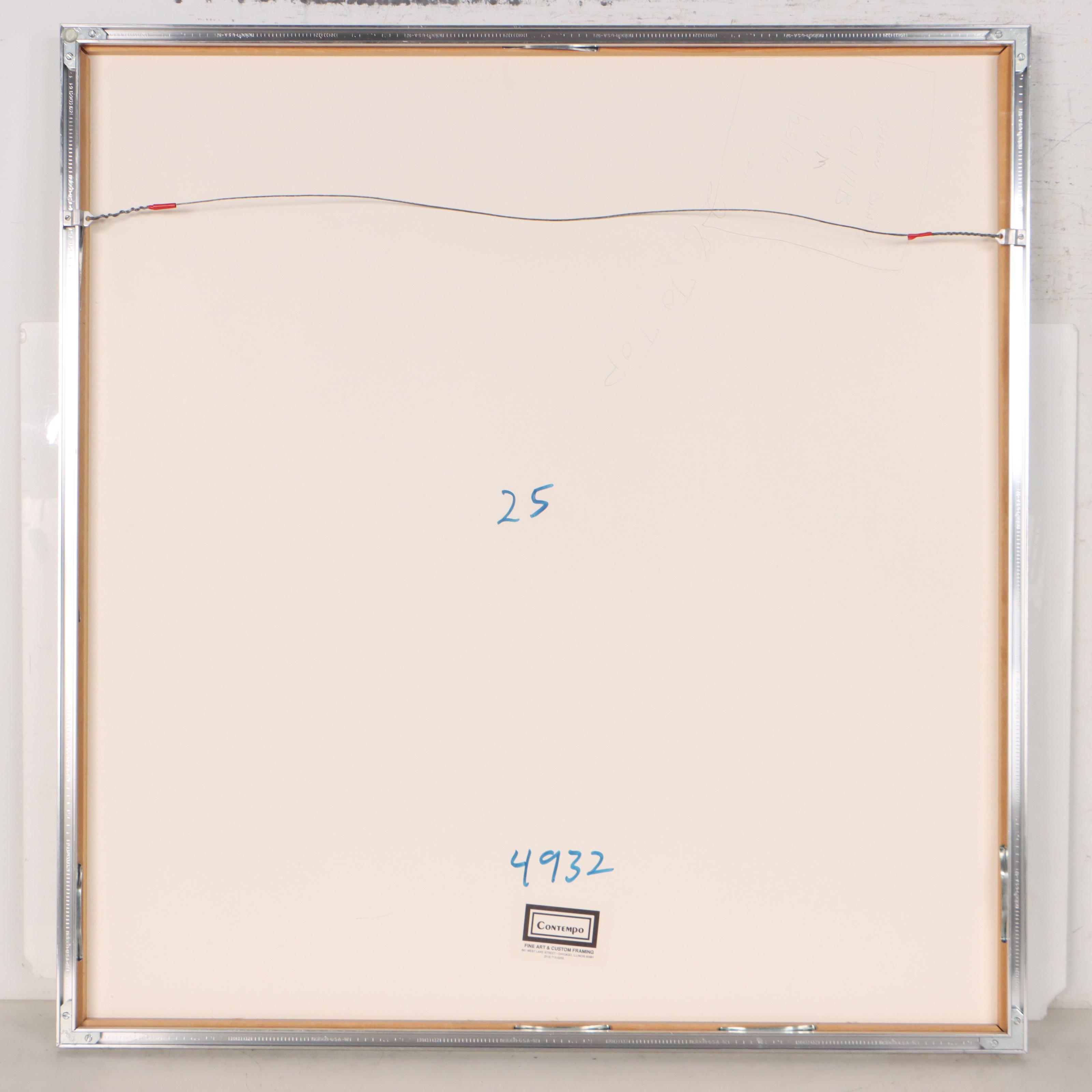 Chromolithograph Still Life of Flowers