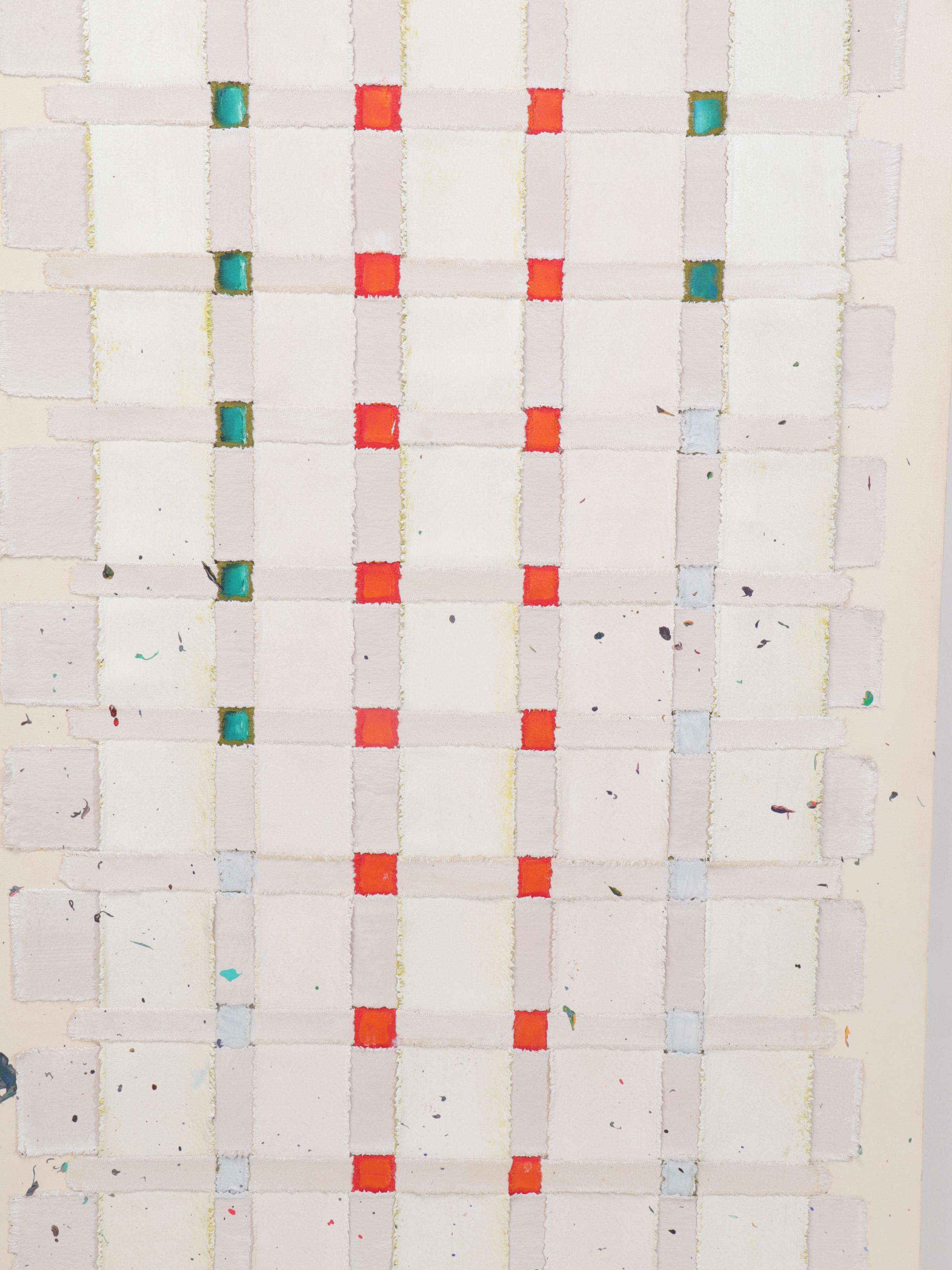 Jeffrey Scott Lewis Large-Scale Mixed Media Painting