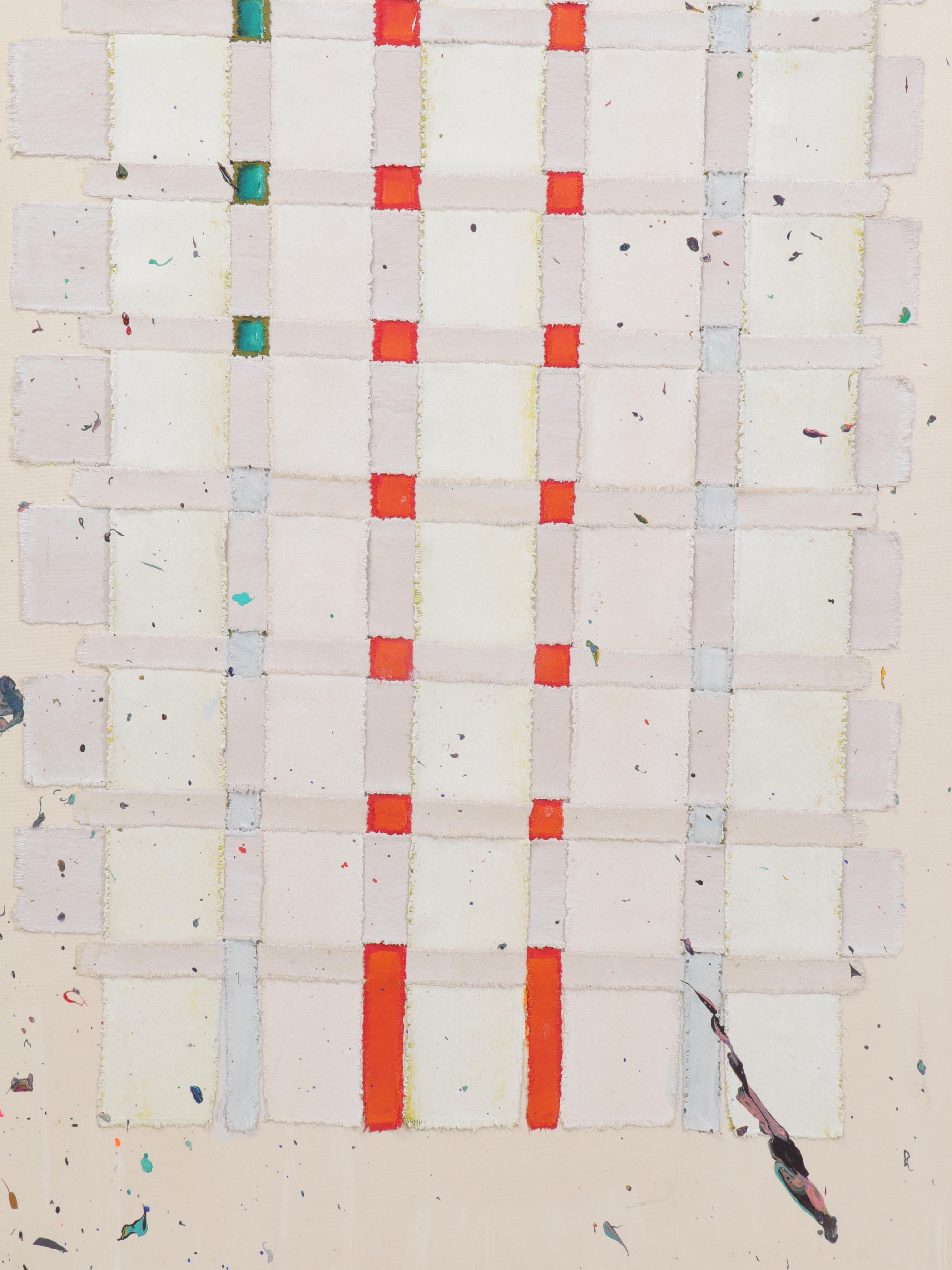 Jeffrey Scott Lewis Large-Scale Mixed Media Painting