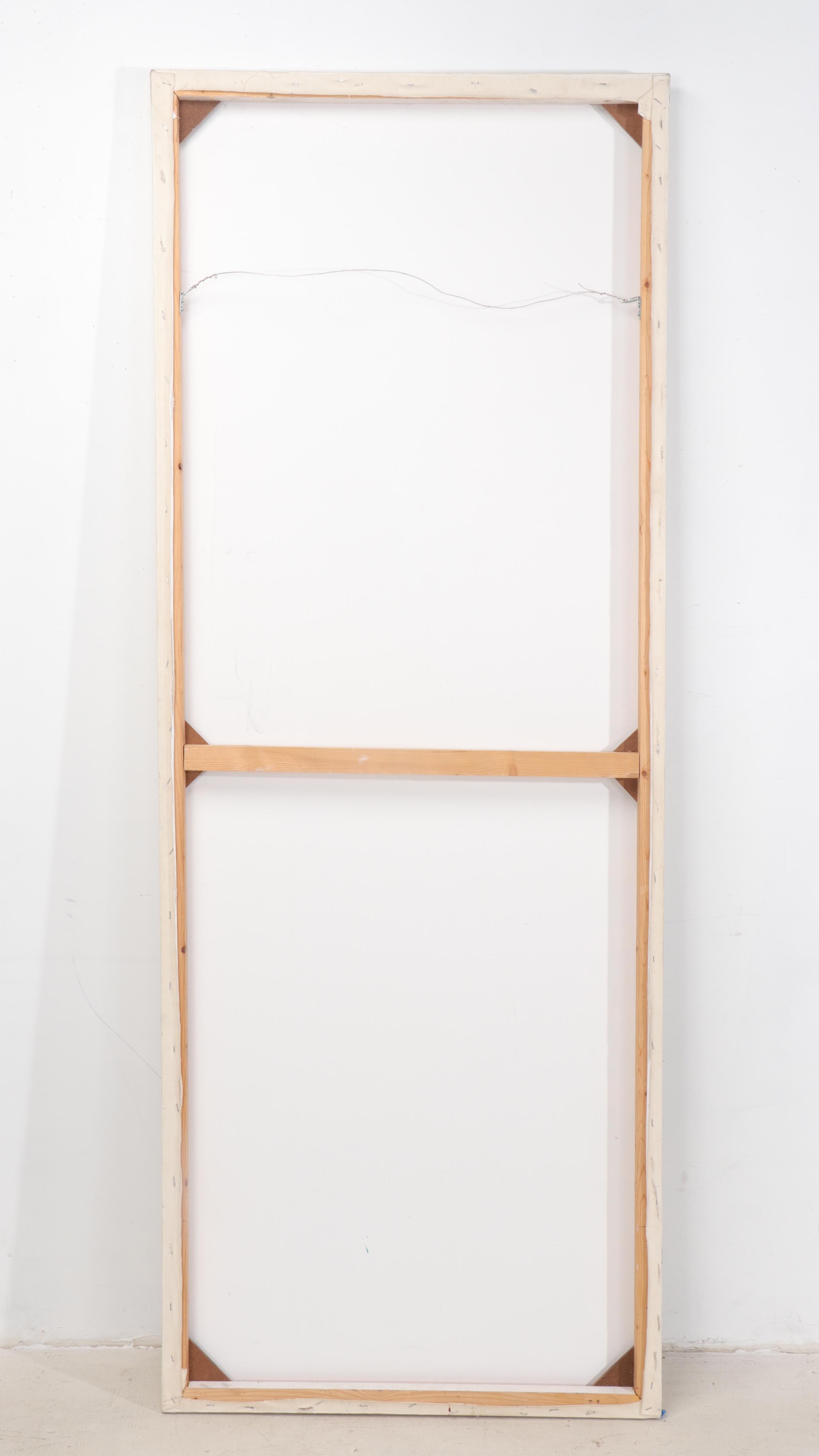 Jeffrey Scott Lewis Large-Scale Mixed Media Painting