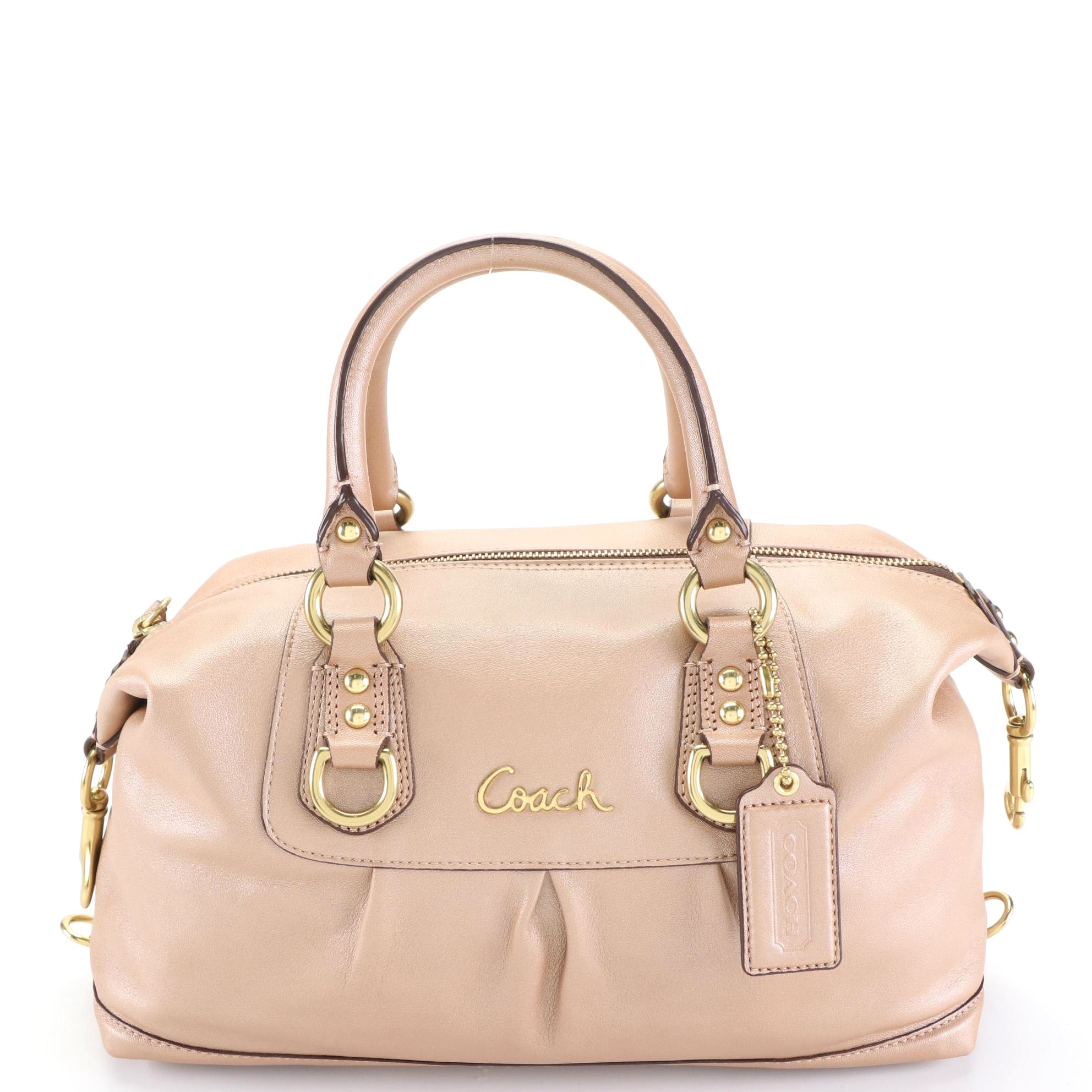 Coach Ashley F15445 Satchel in Leather with Retail Bag
