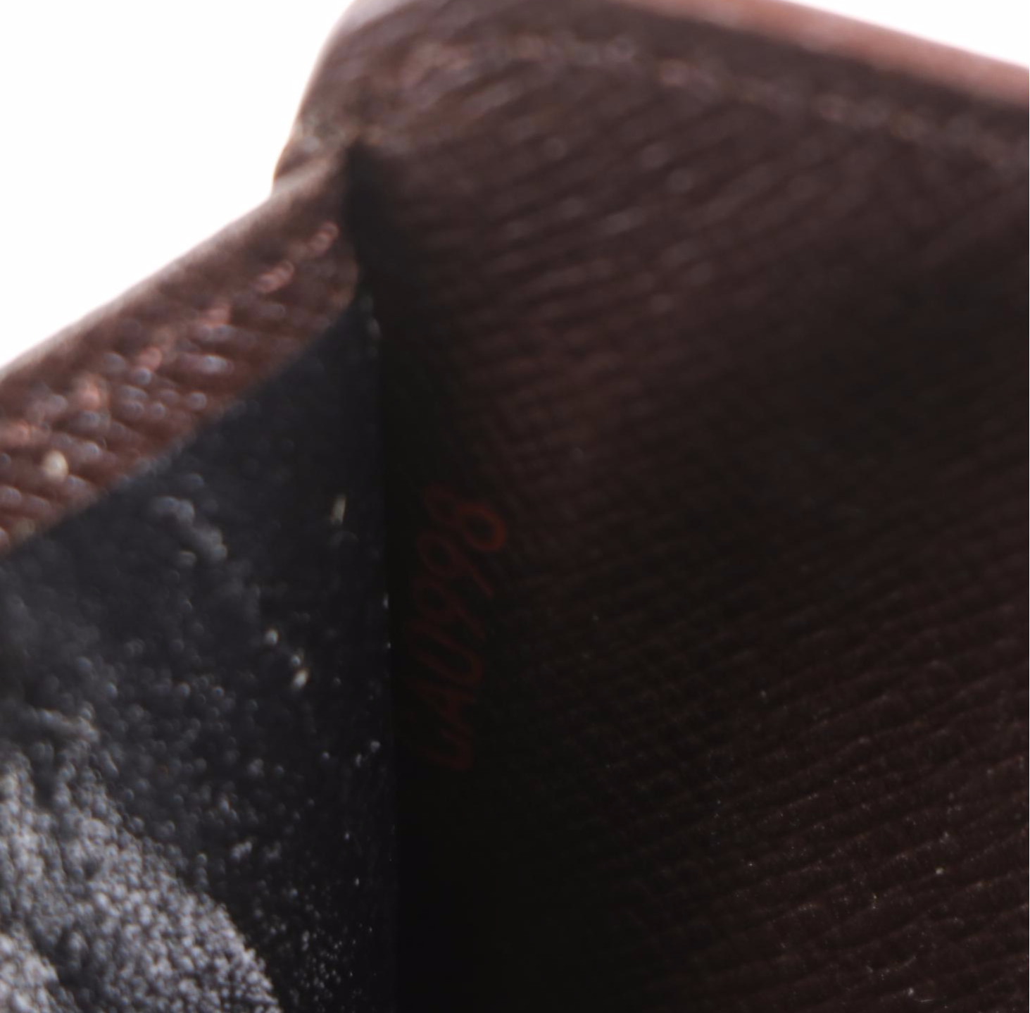 Louis Vuitton Compact Wallet in Damier Ebene Canvas/Brown Leather with Box